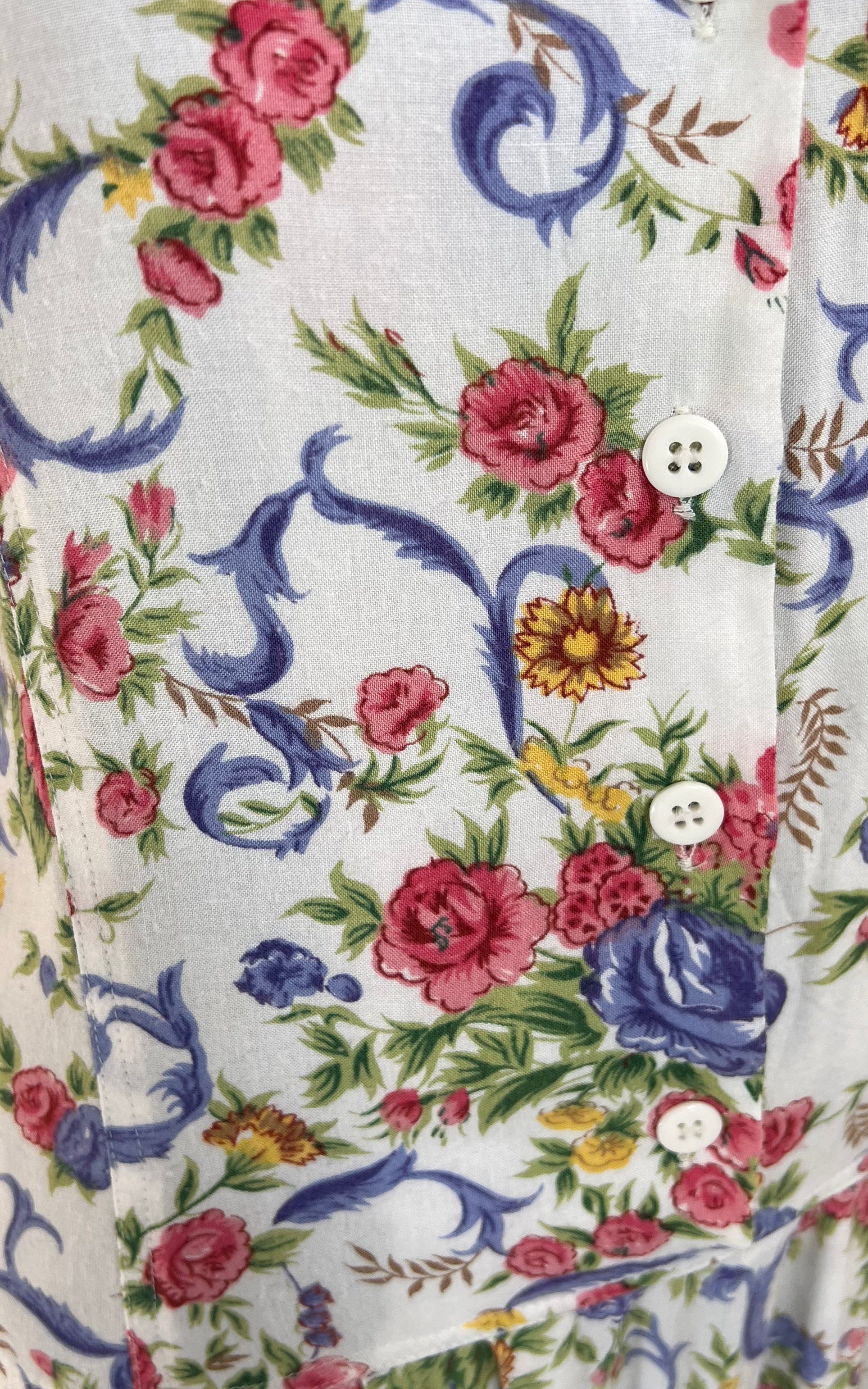 Vintage 90s Big Collar Dress