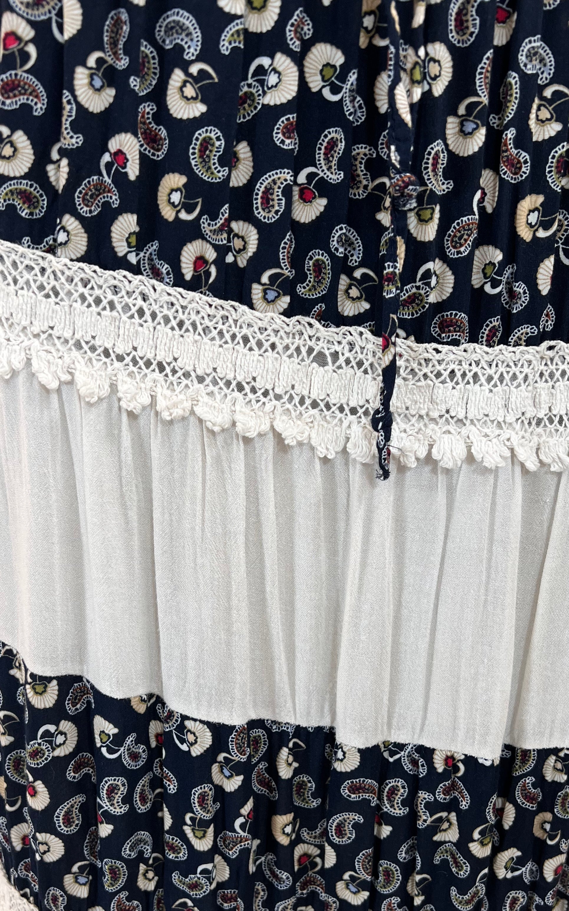 Vintage 70s Volant Skirt