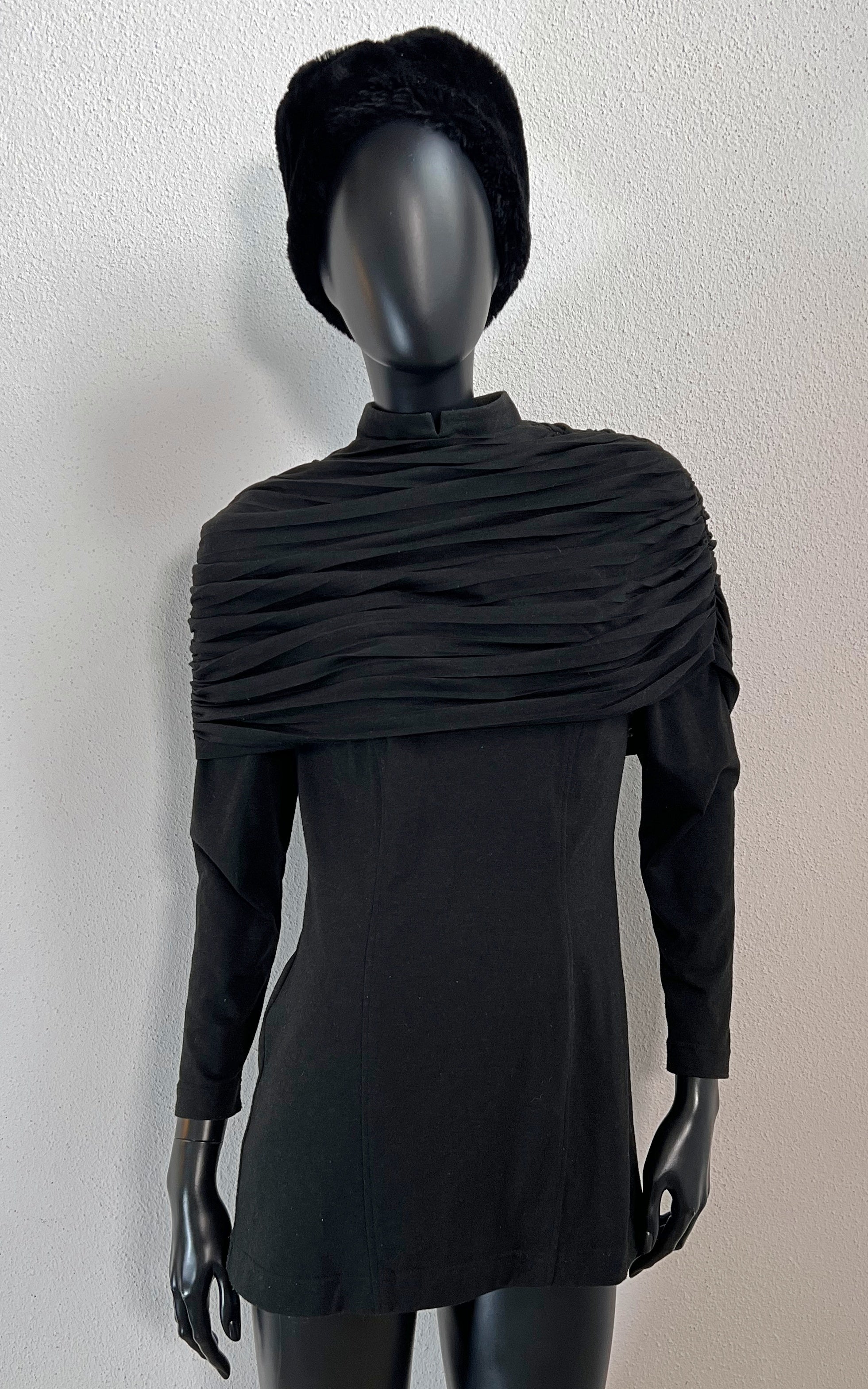 Vintage 90s Clasen Mini Wool Dress