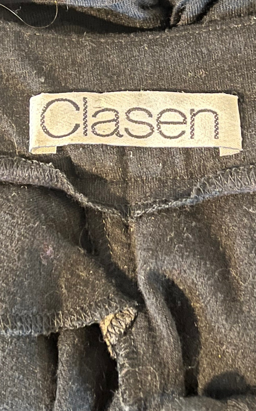 Vintage 90s Clasen Mini Wool Dress