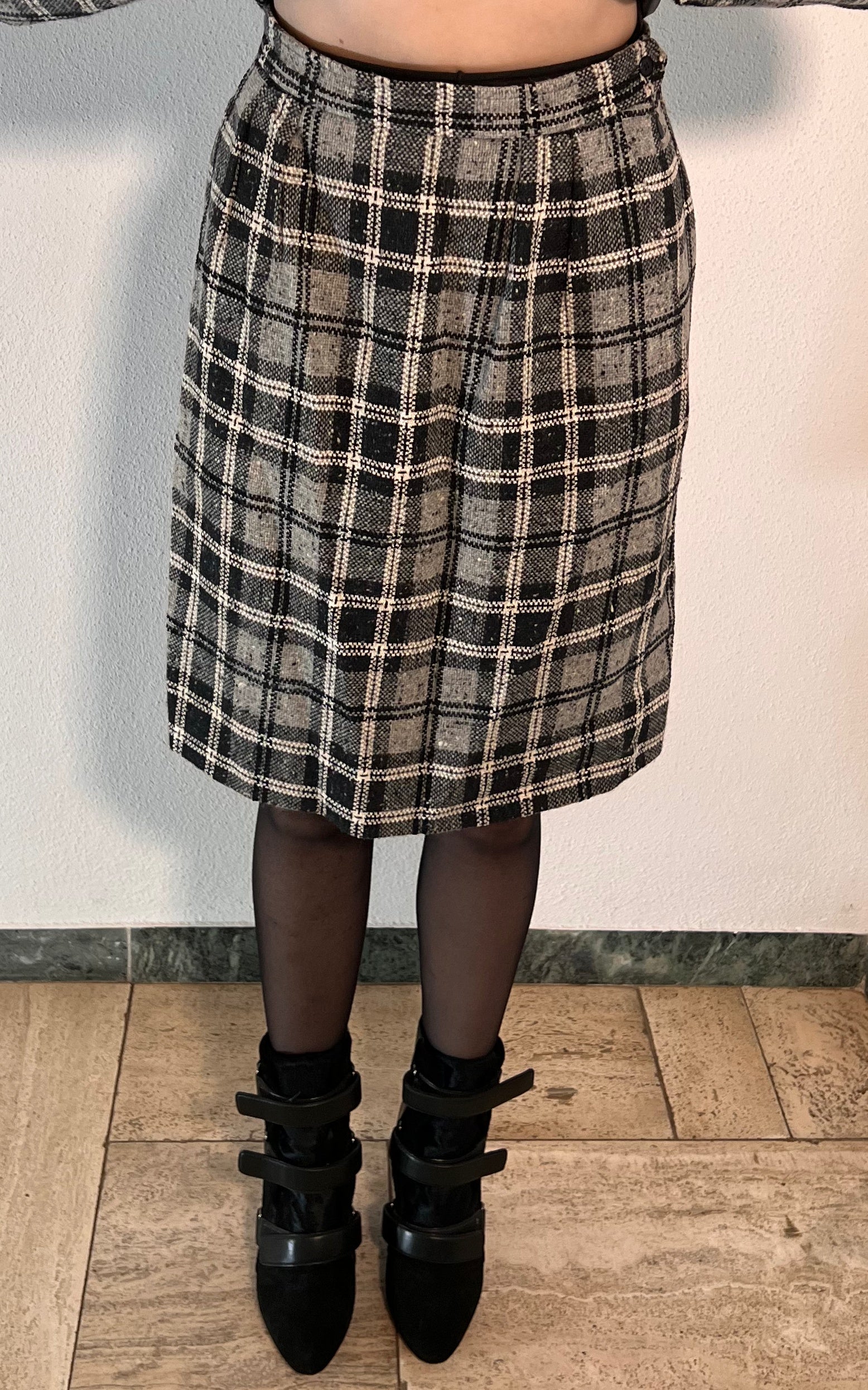 Vintage Yves Saint Laurent Tartan Blazer