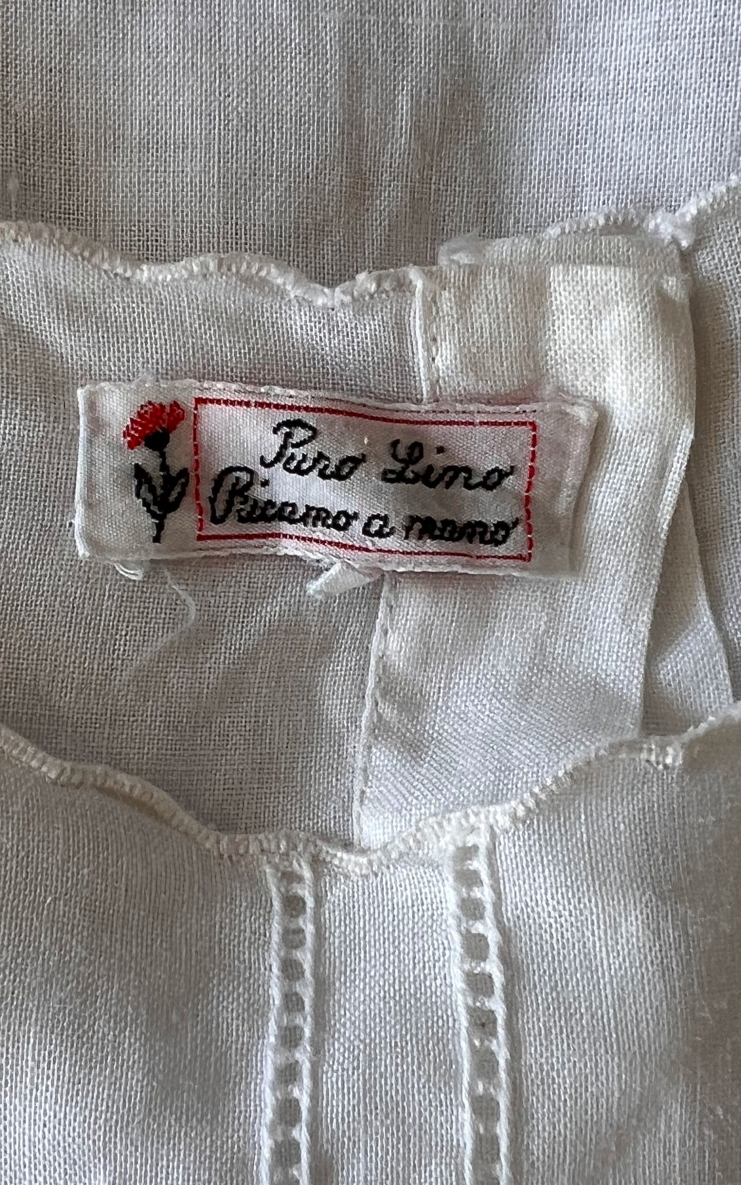 Vintage 70s Linnen Top