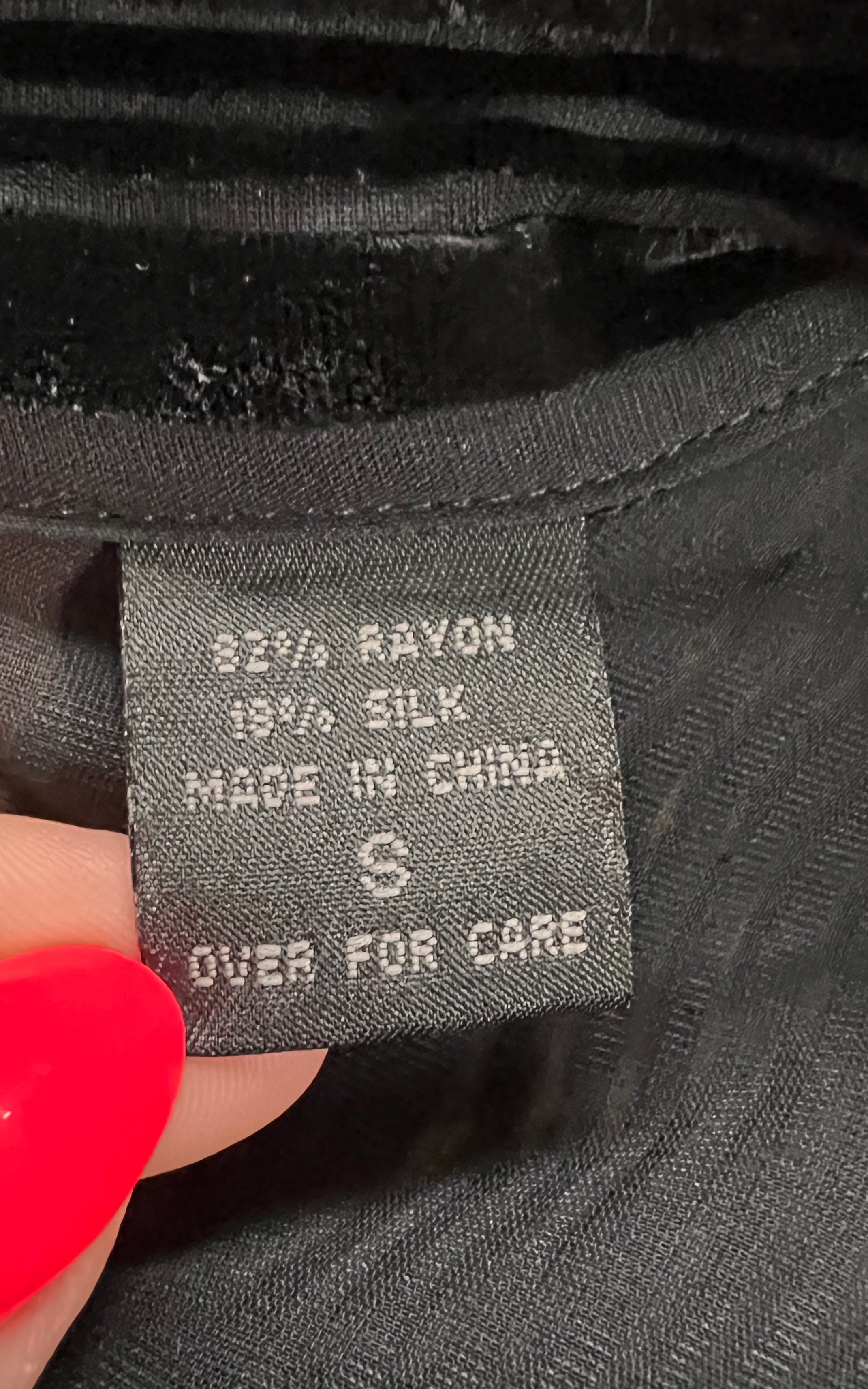 Camicetta in seta vintage délavé