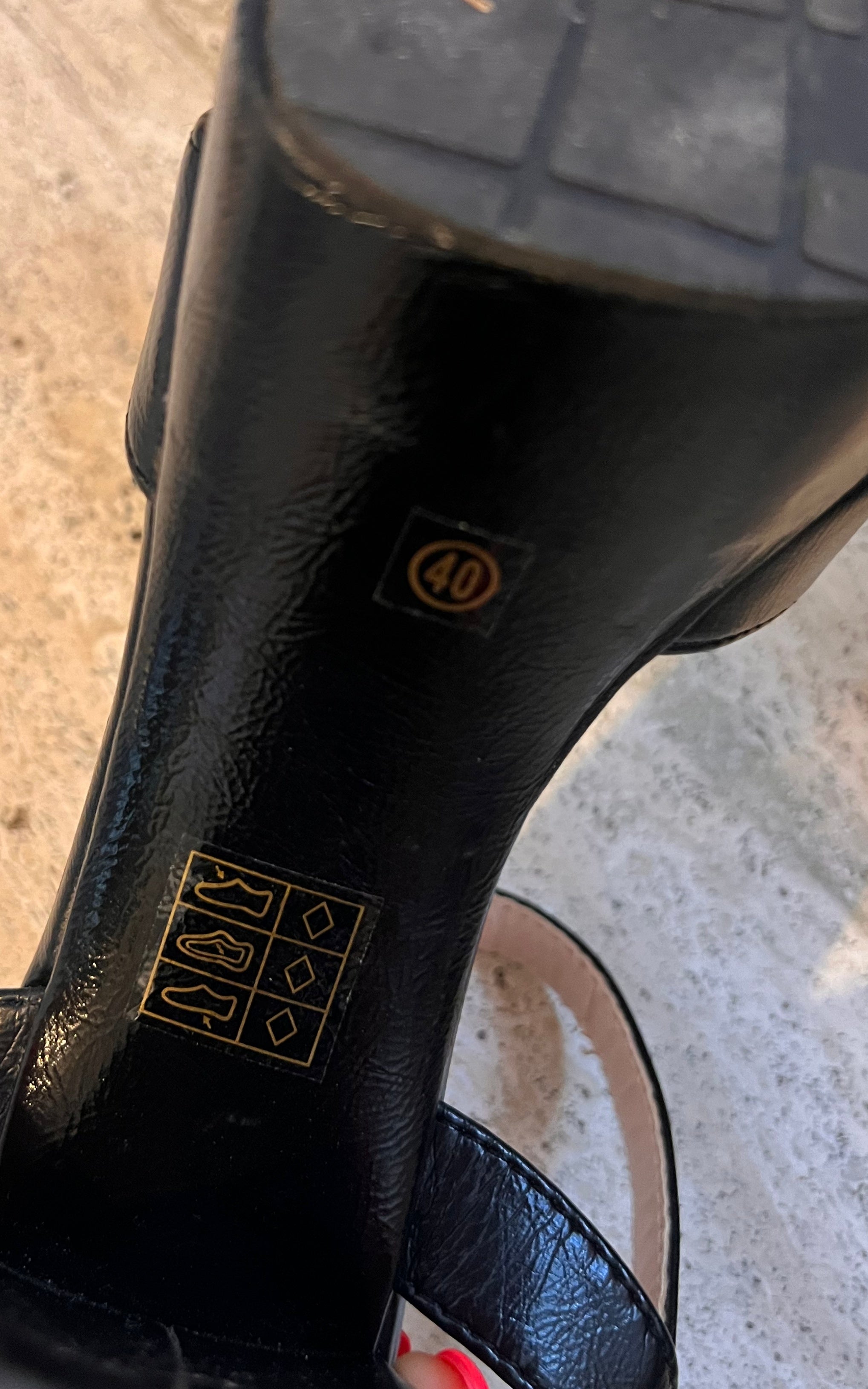 Vintage Platform Heels 40