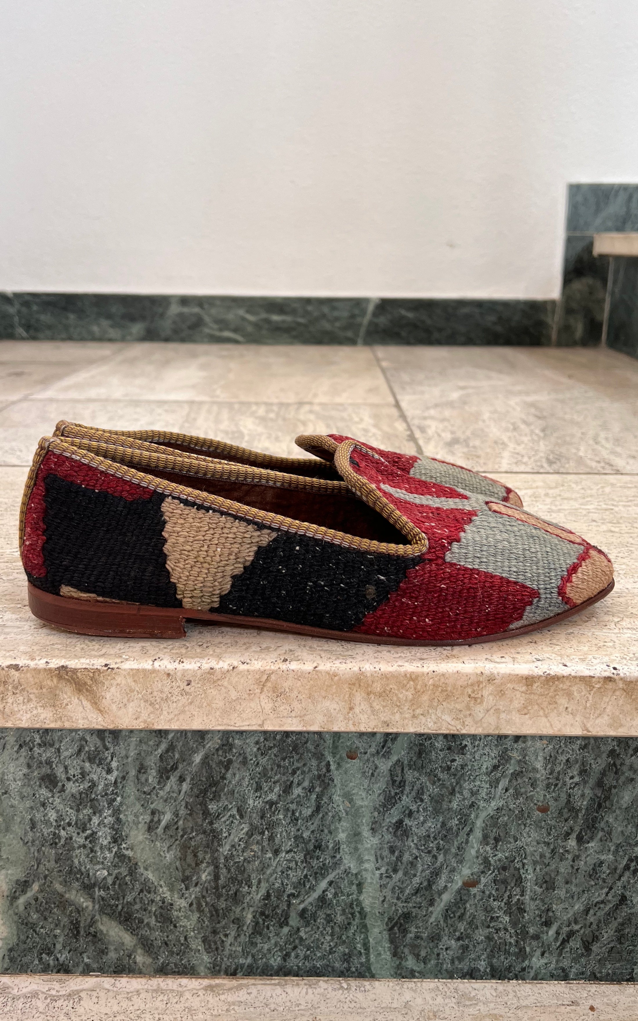 Vintage Kelim Loafers 41