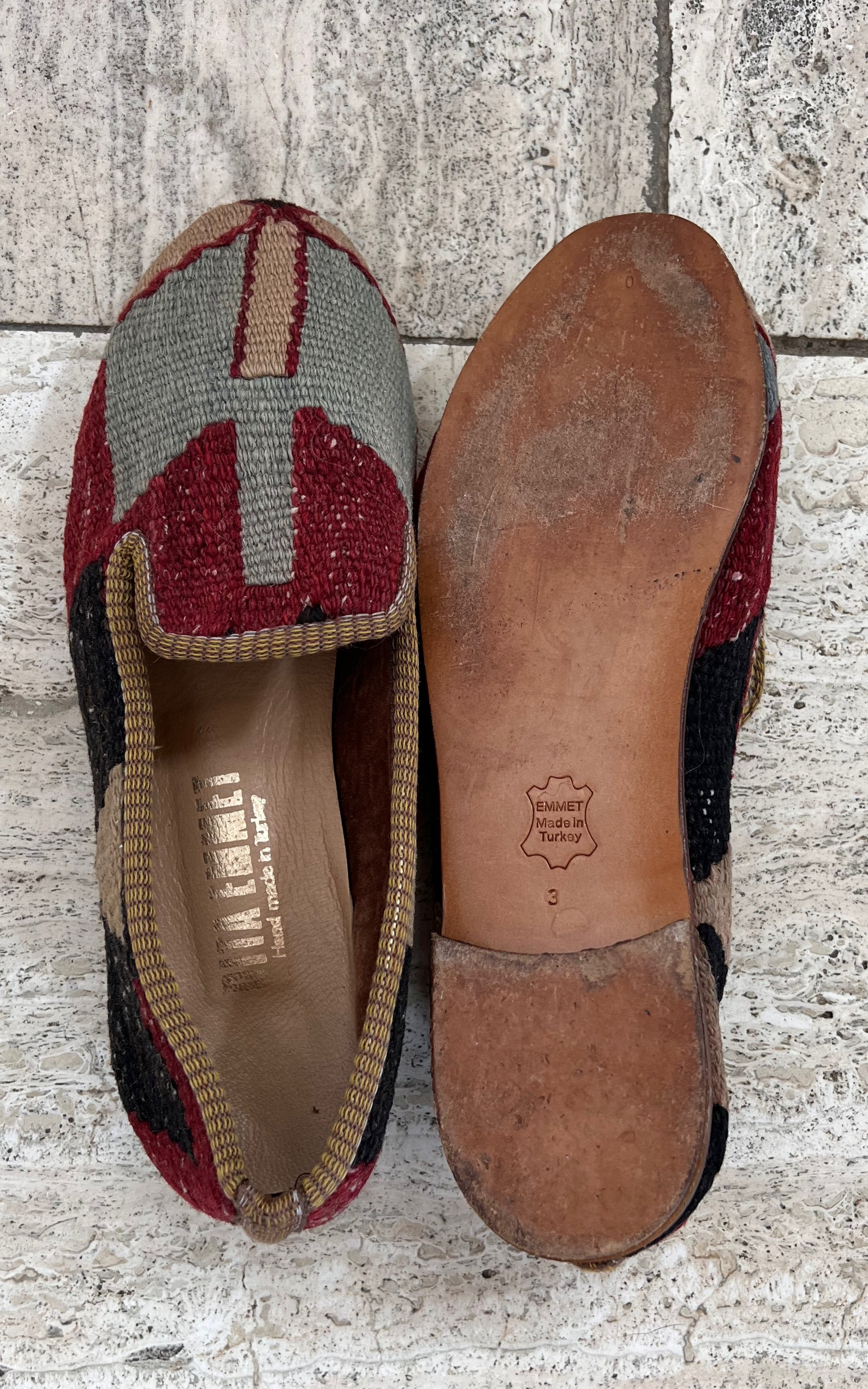 Vintage Kelim Loafers 41