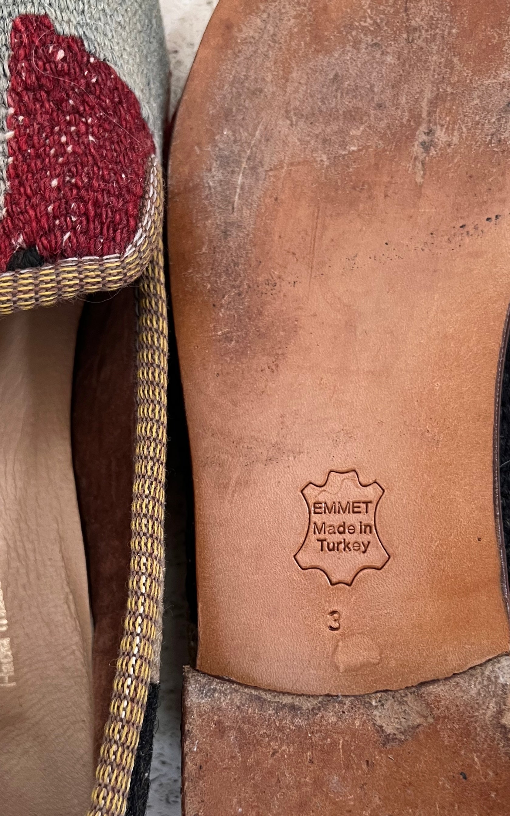 Vintage Kelim Loafers 41