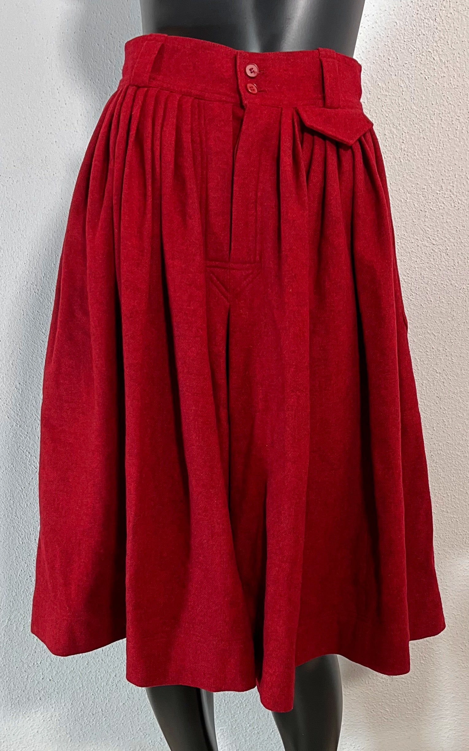 Vintage Yves Saint Laurent Wool Skirt