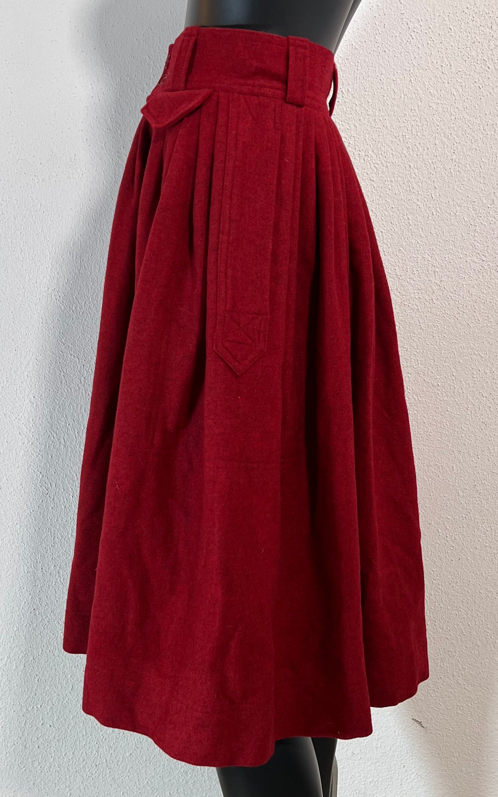 Vintage Yves Saint Laurent Wool Skirt