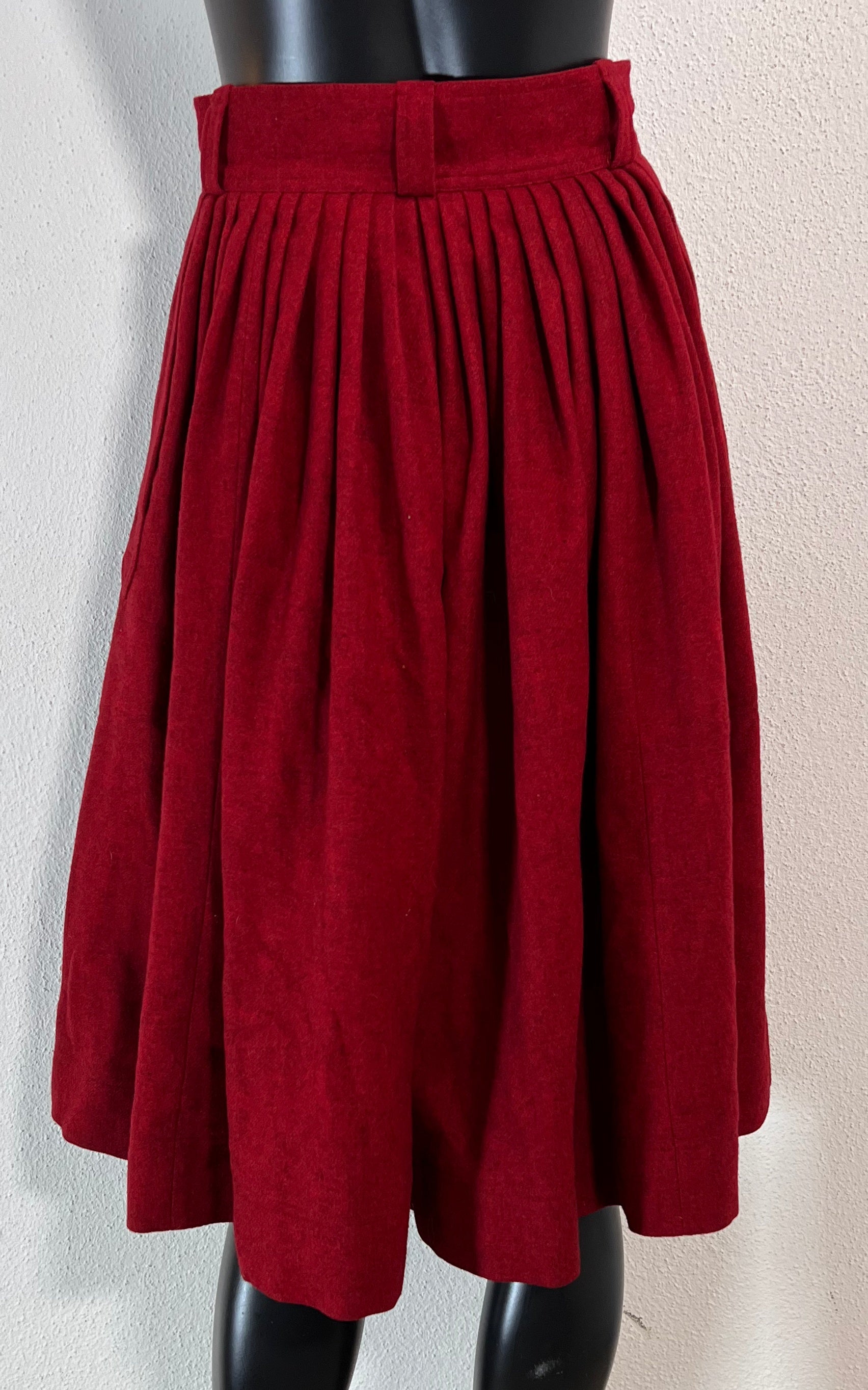 Vintage Yves Saint Laurent Wool Skirt
