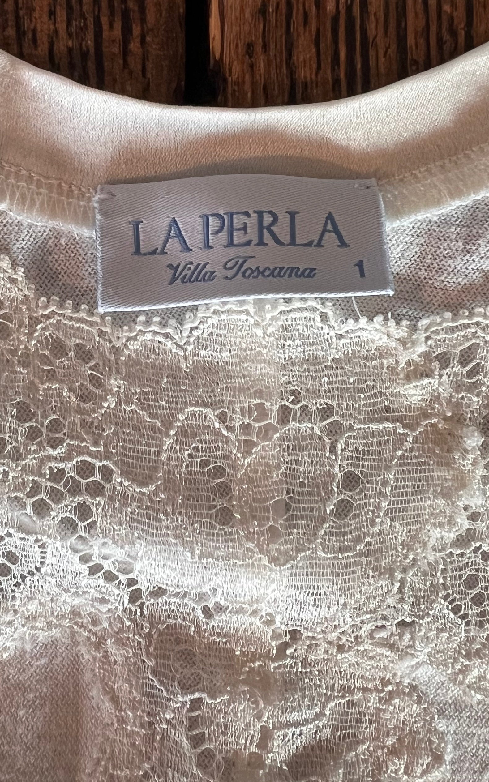 Vintage La Perla Cotton Silk Top