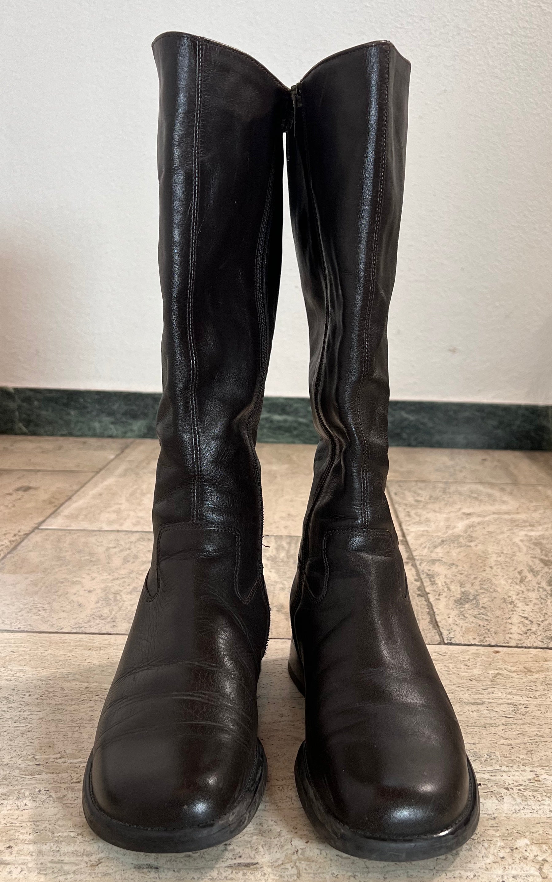 Vintage Gabor Boots Darkbrown 39