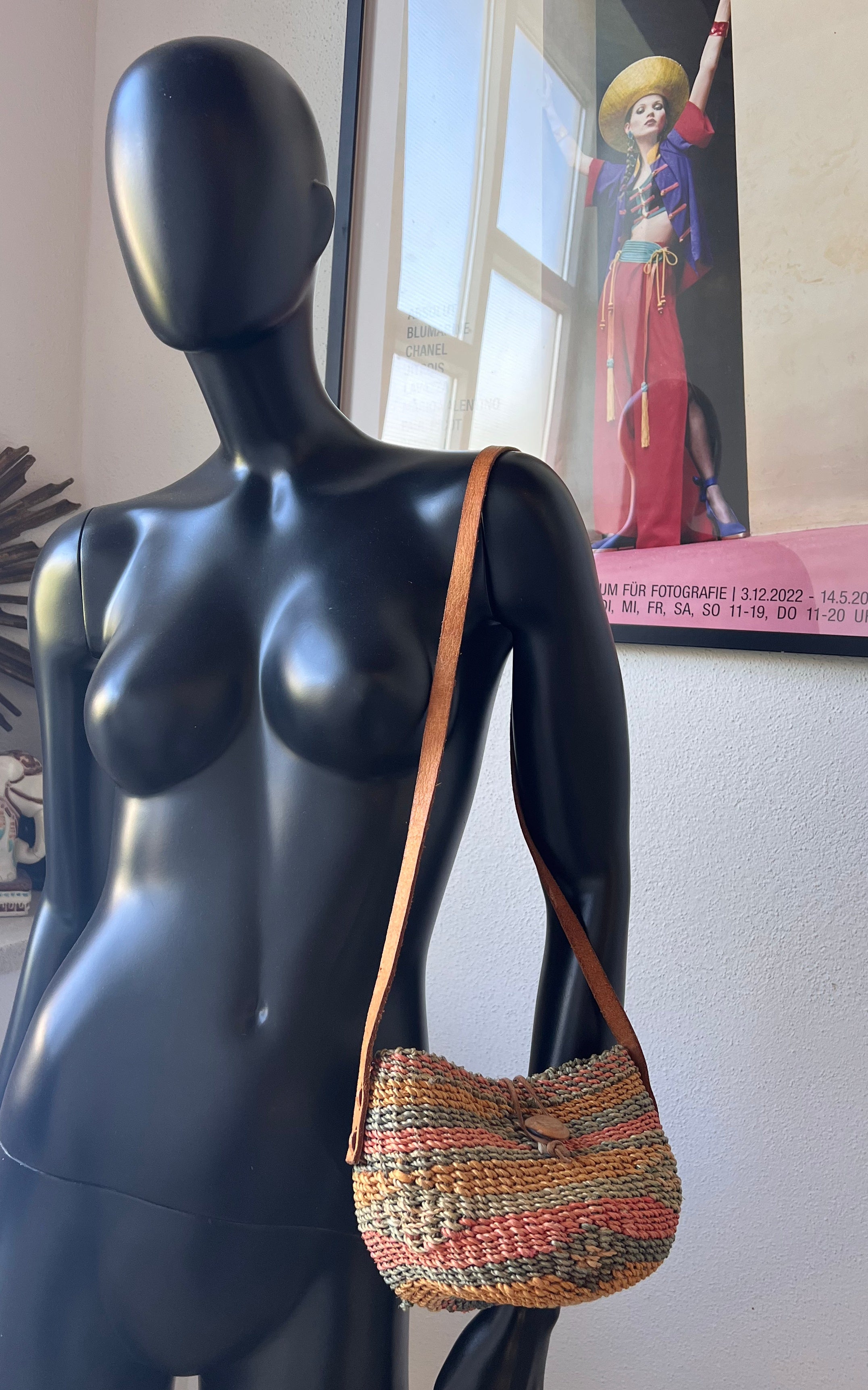 Vintage Small Basket Bag