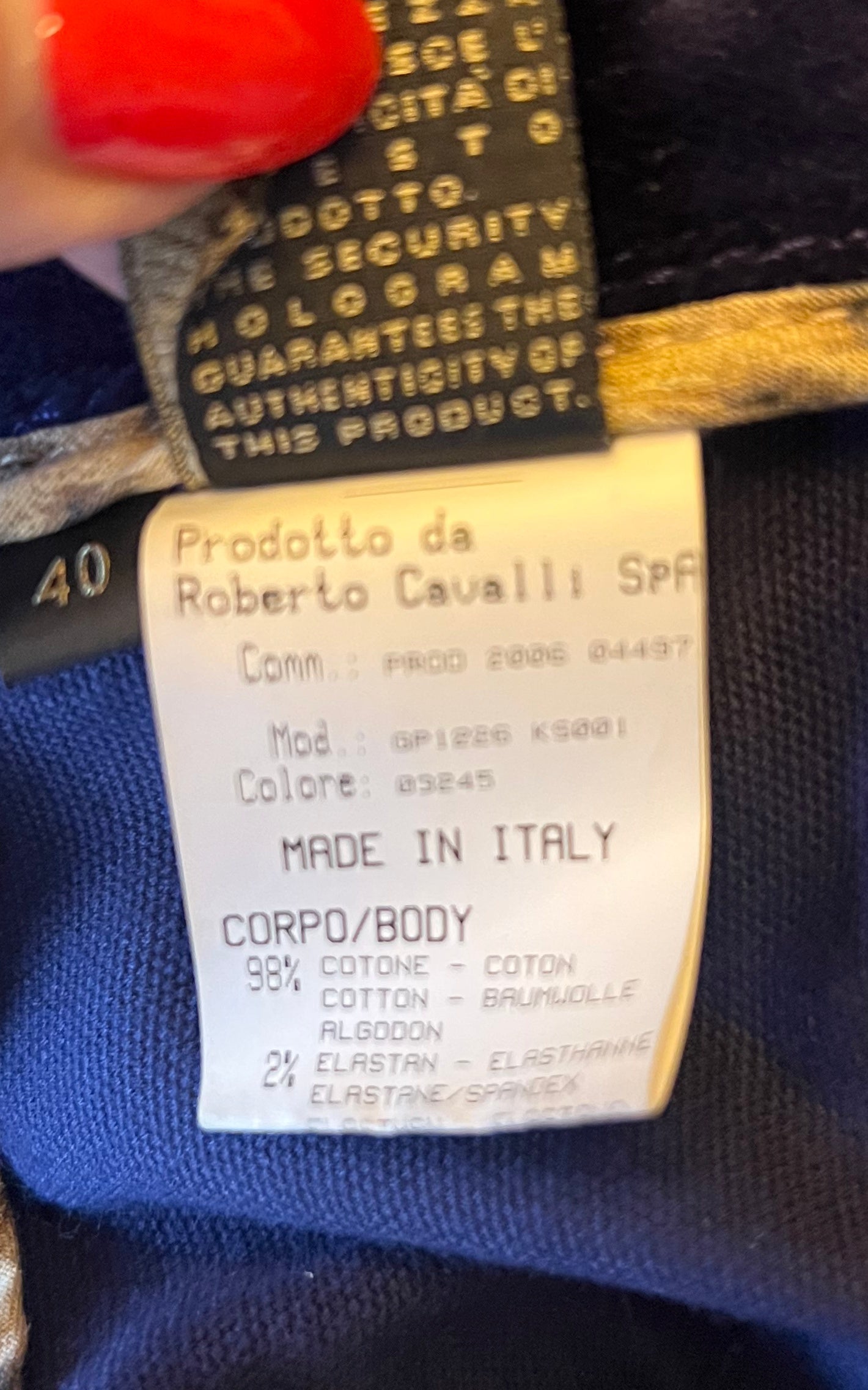 Vintage Roberto Cavalli Snake Pants