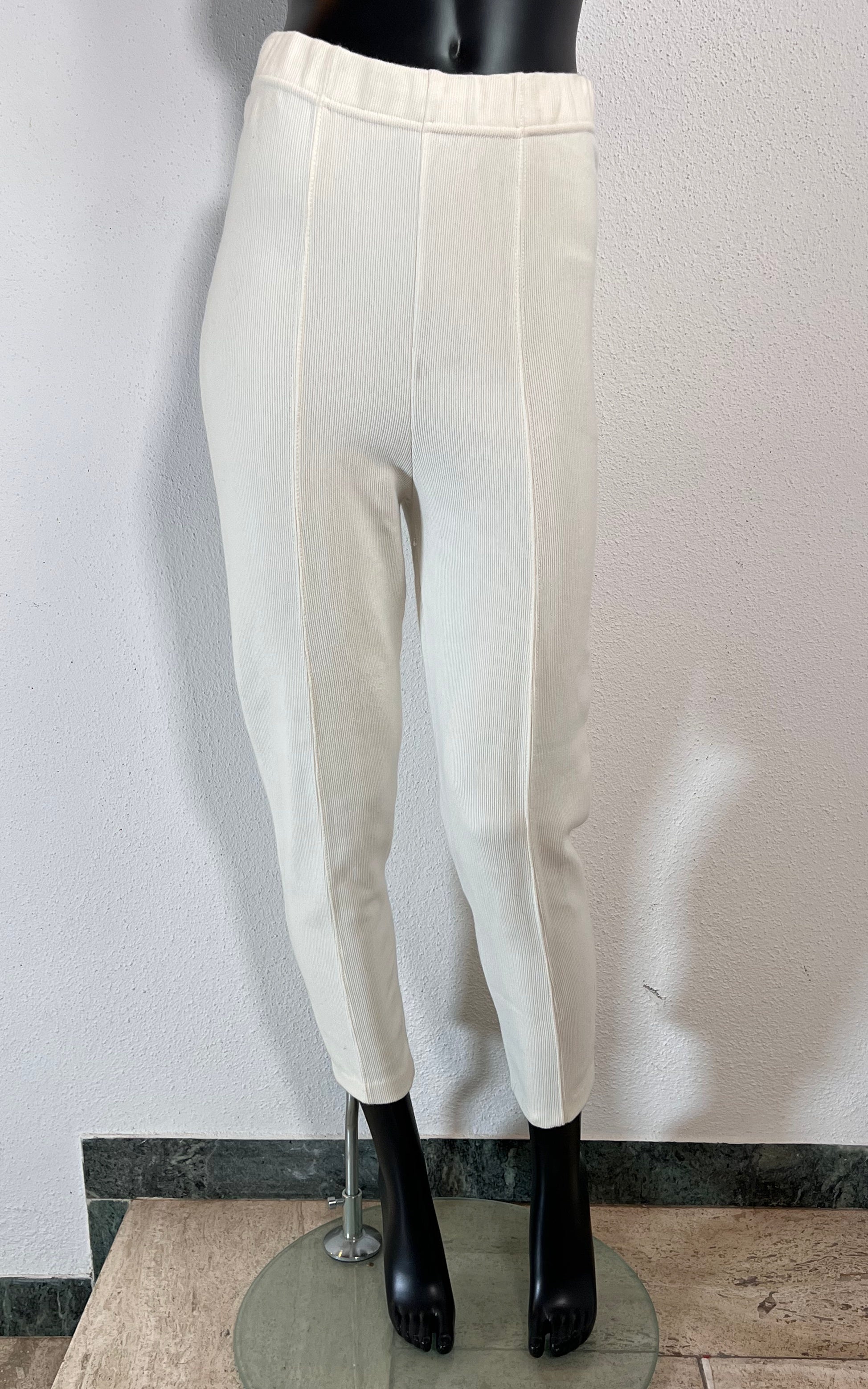 Vintage Warm Cotton Rib Pants