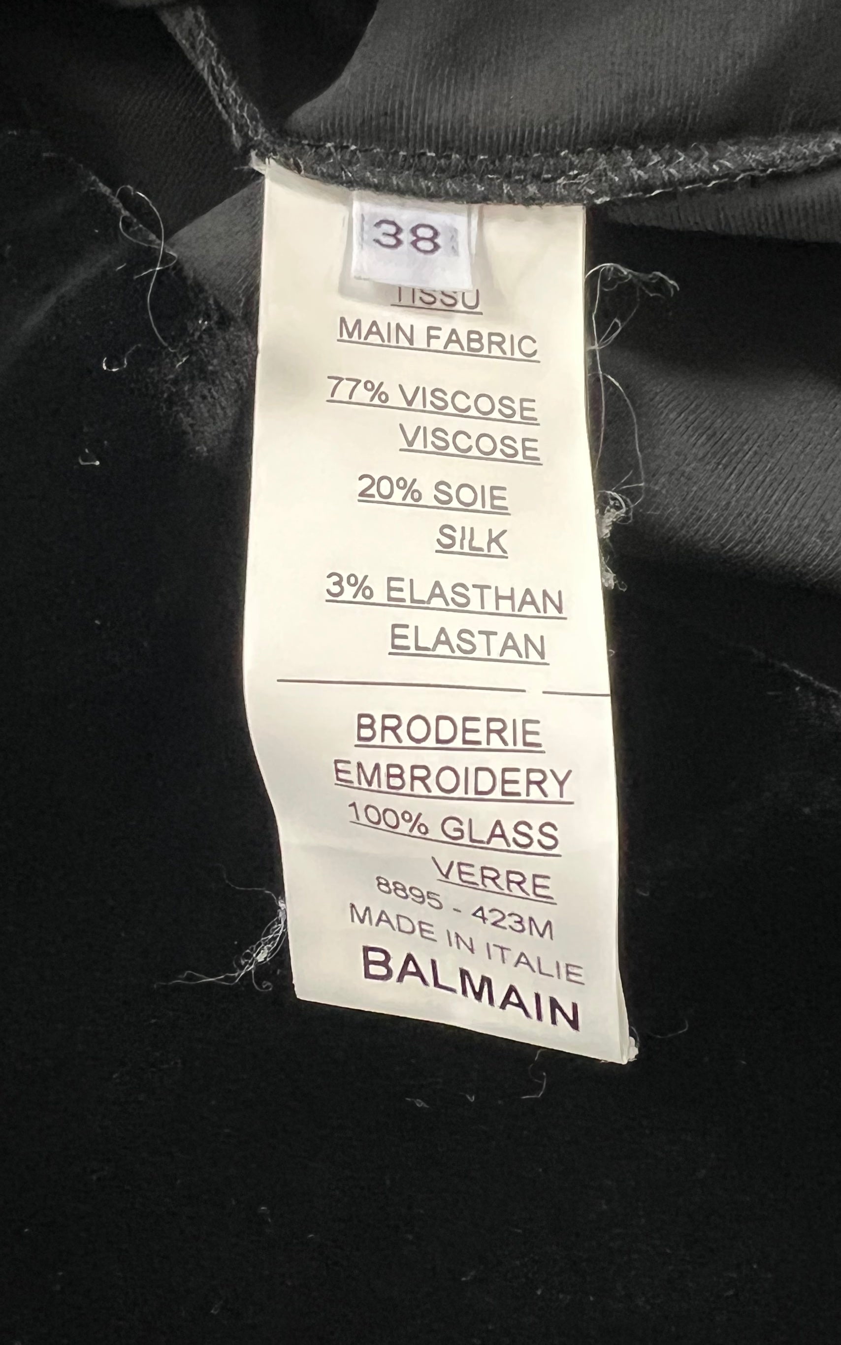 Balmain Paris Velvet Shirt