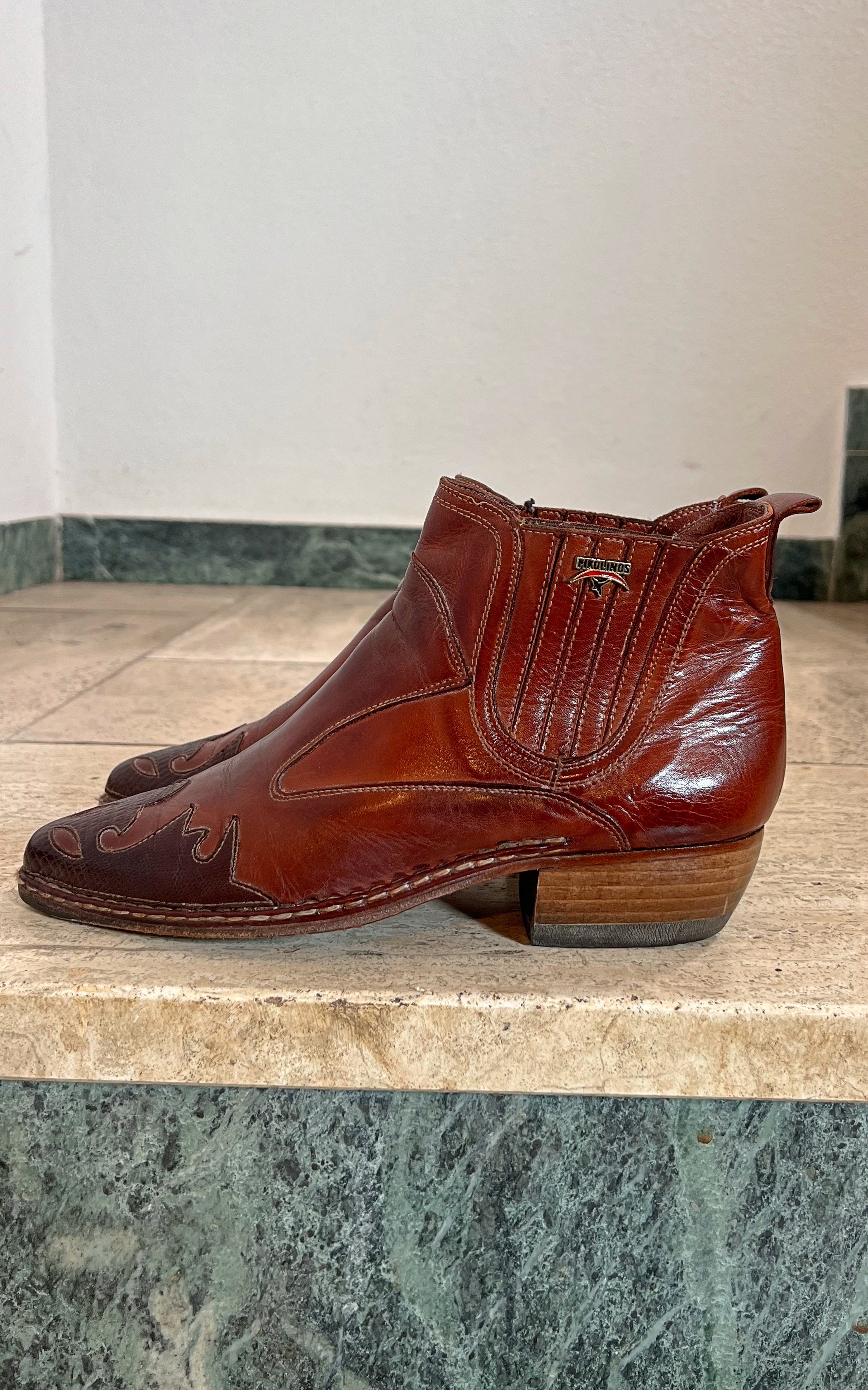 Vintage Pikolinos Cowboy Boots 39