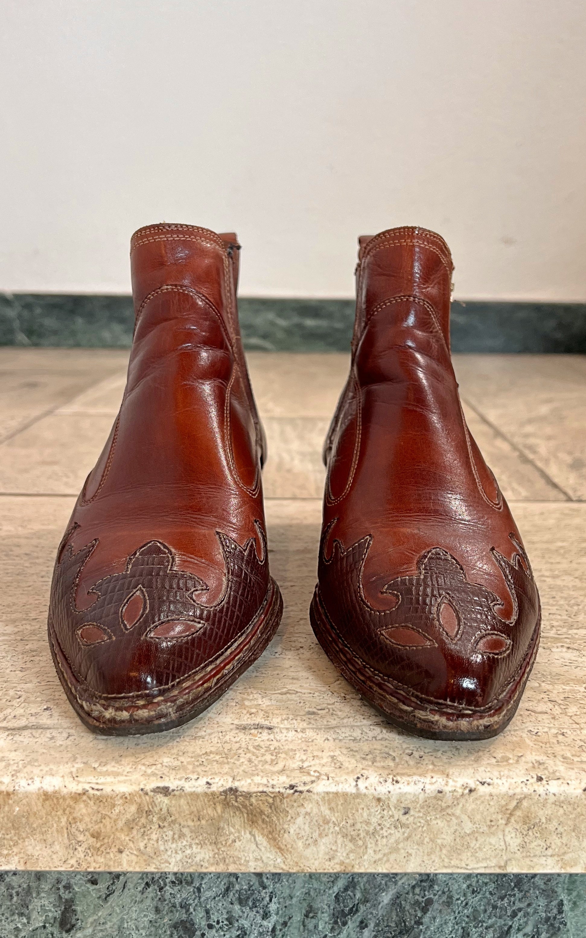 Vintage Pikolinos Cowboy Boots 39