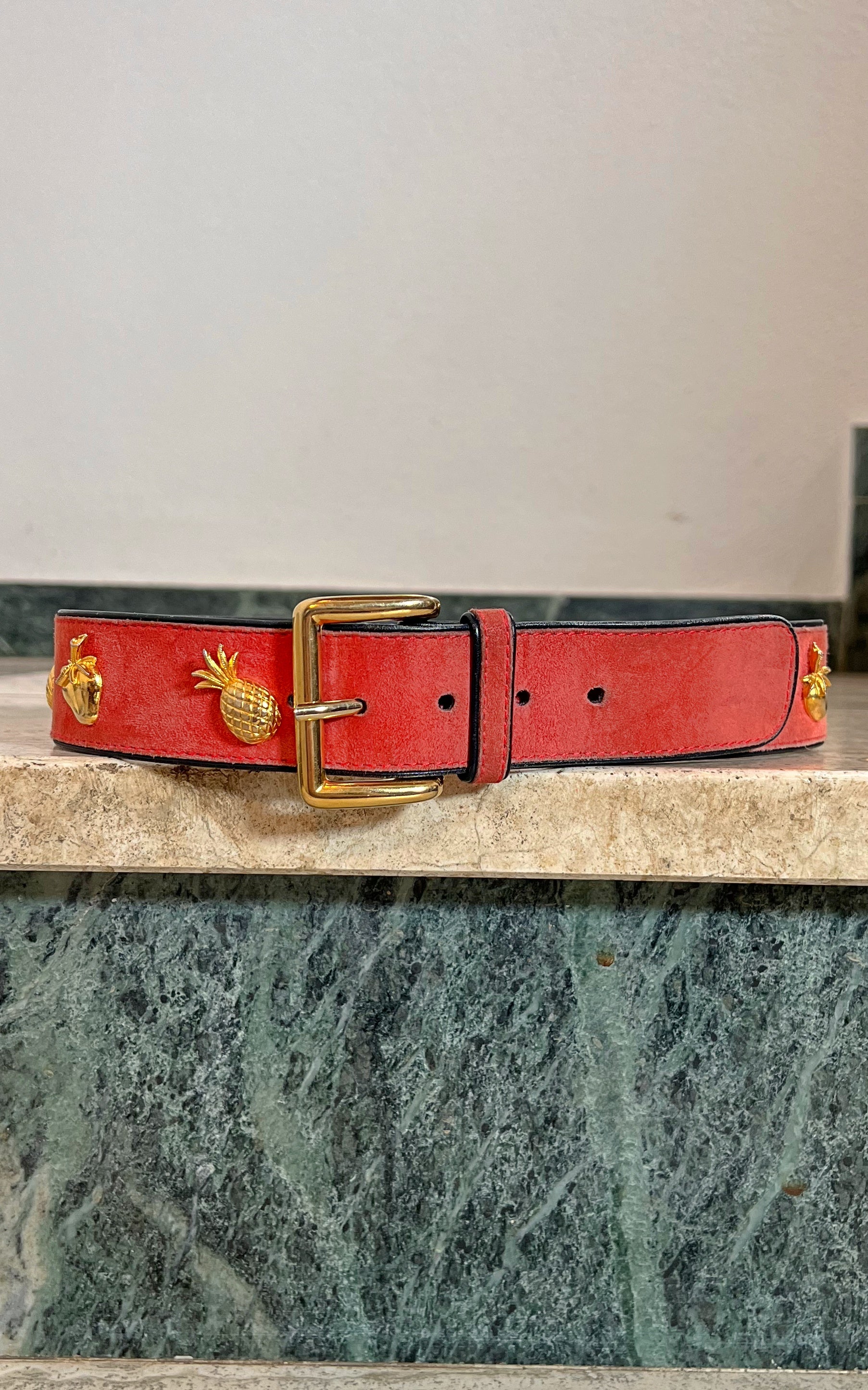 Vintage 90s Escada Fruits Belt