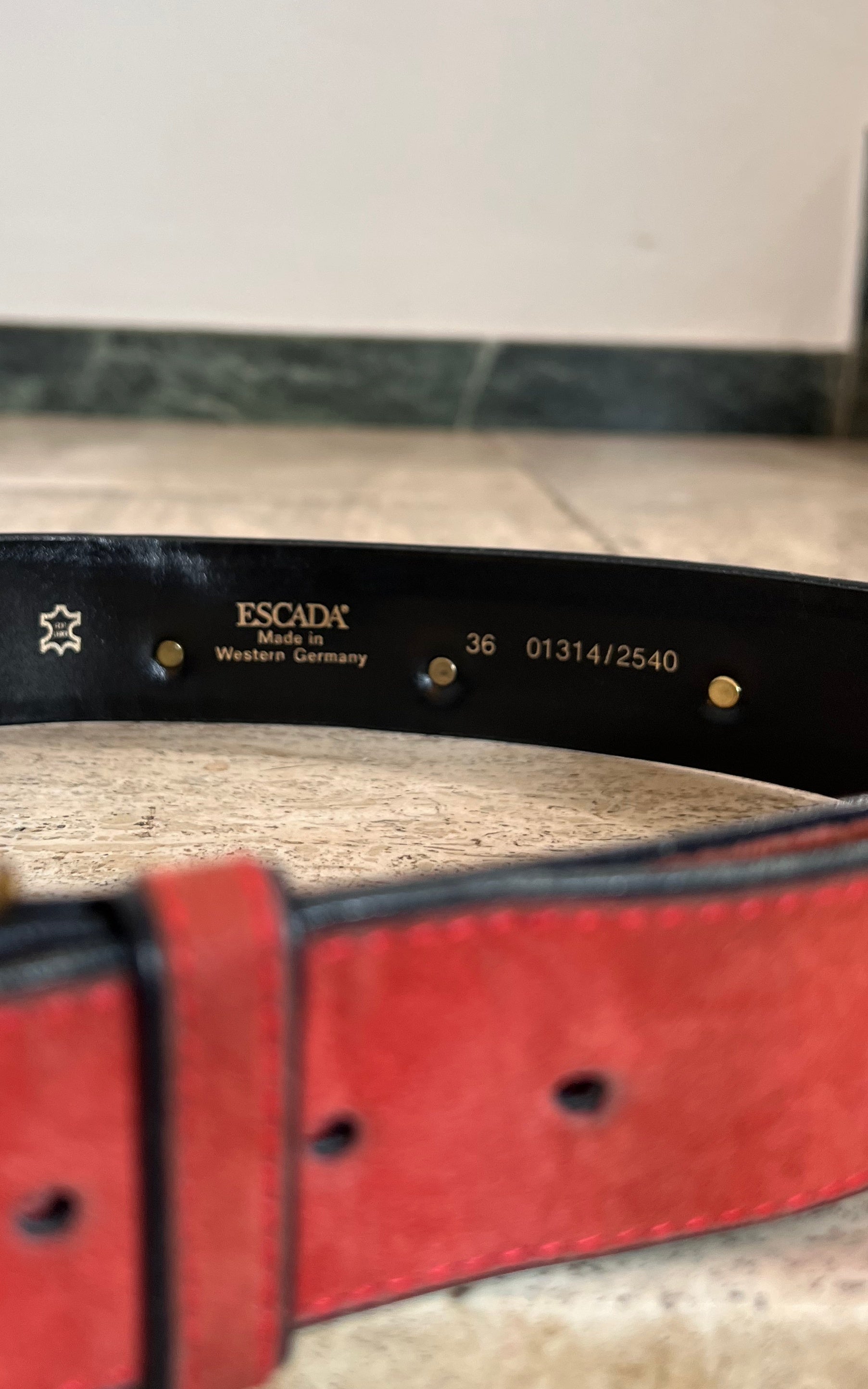 Vintage 90s Escada Fruits Belt