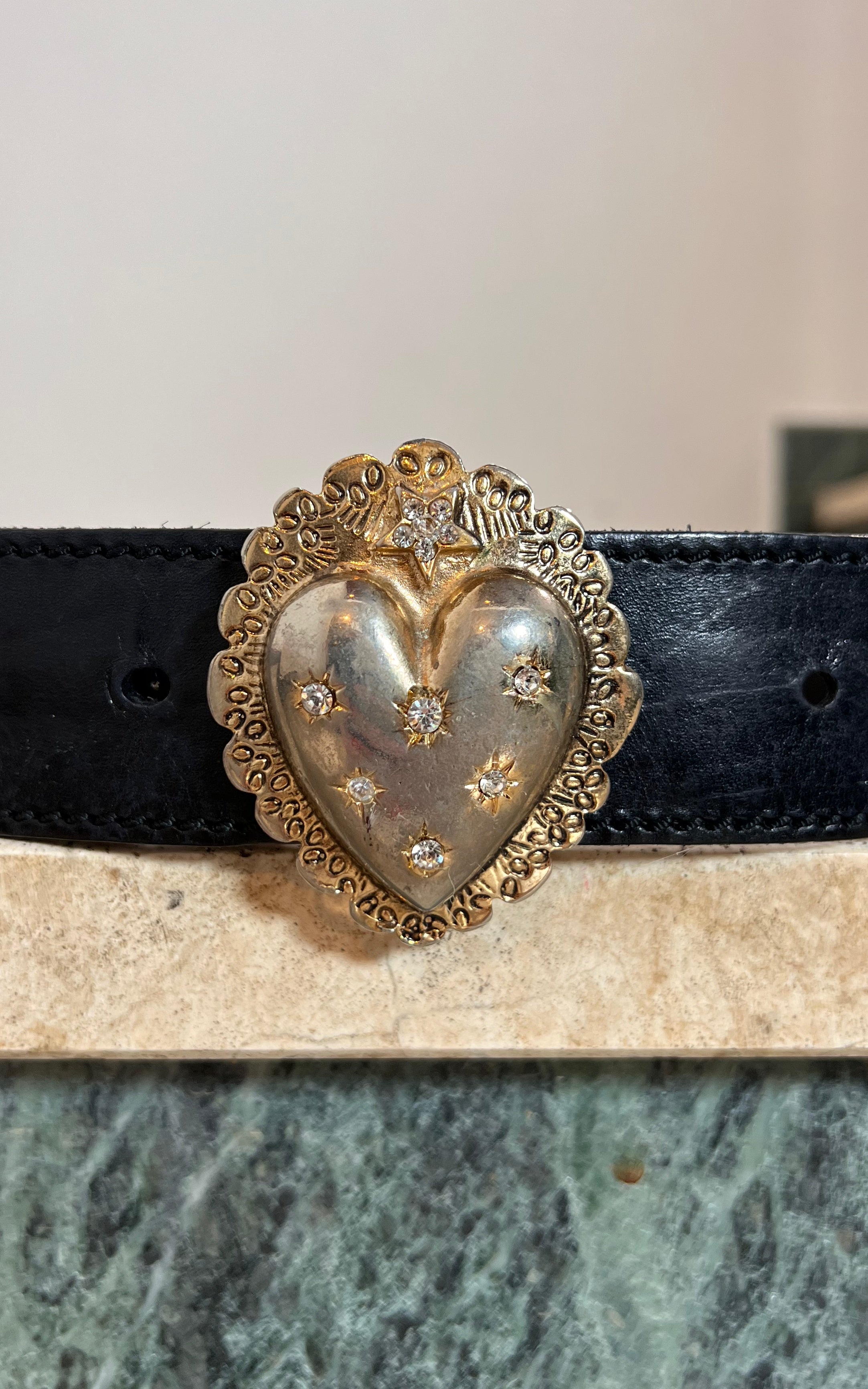 Vintage Heart Belt