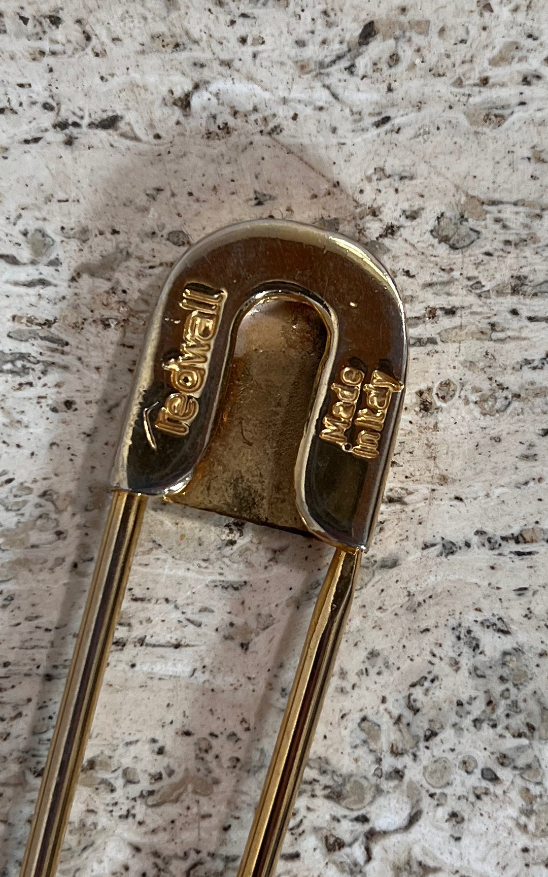 Vintage 90s Moschino Safety Pin Punk Chic