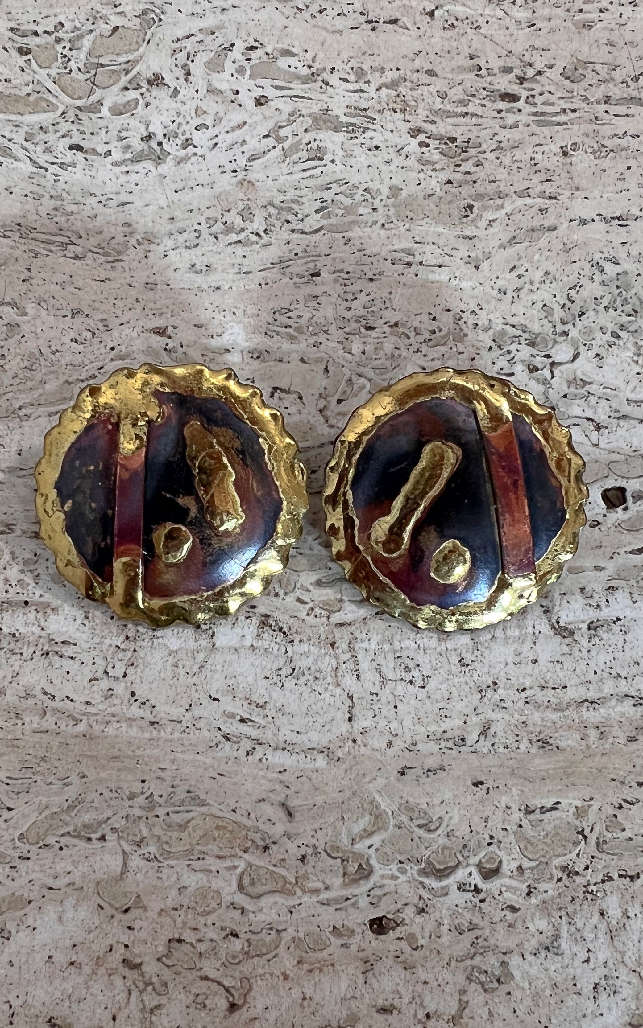 Vintage Big 90s Earrings