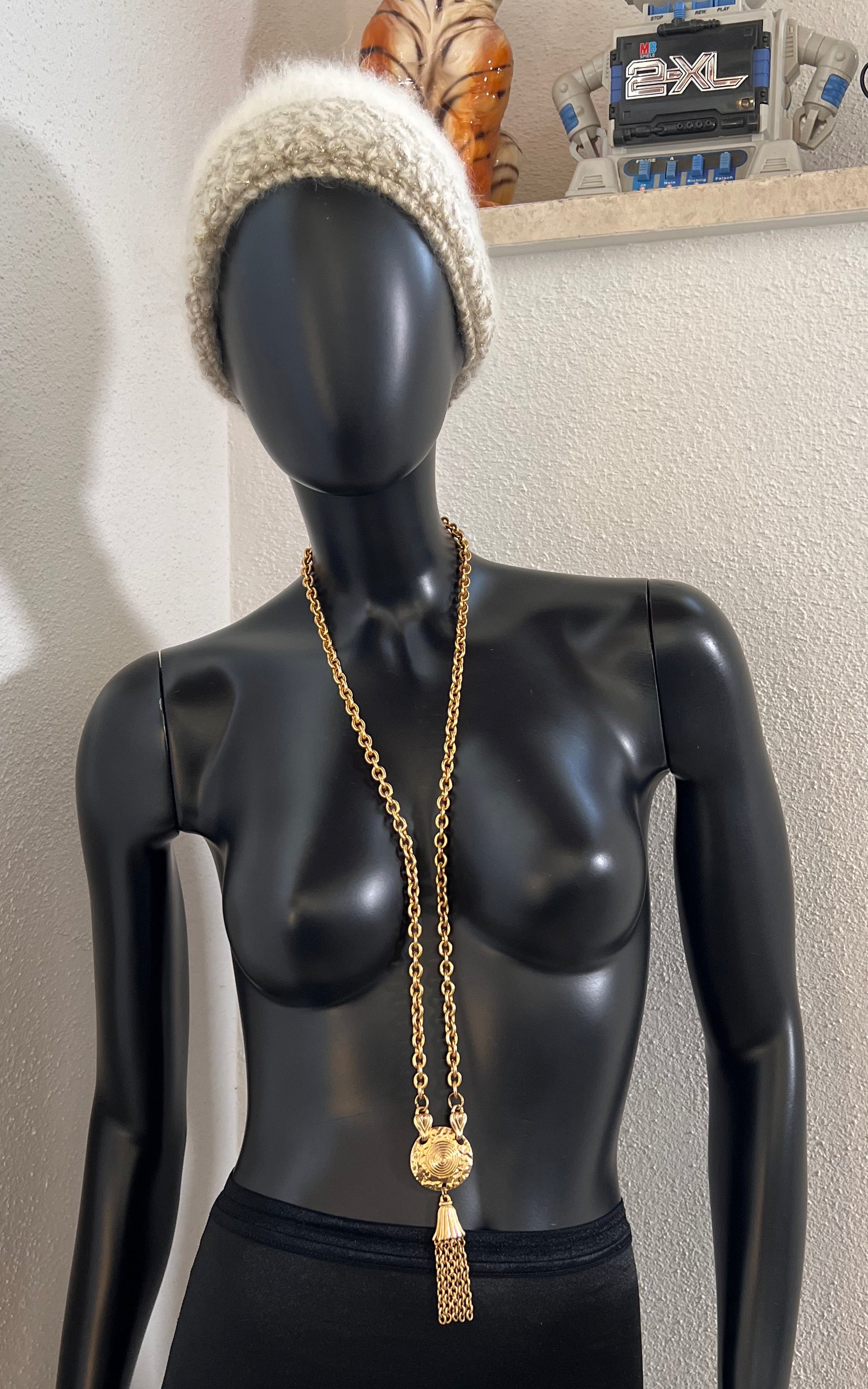 Vintage 90s Tassle Chain Necklace