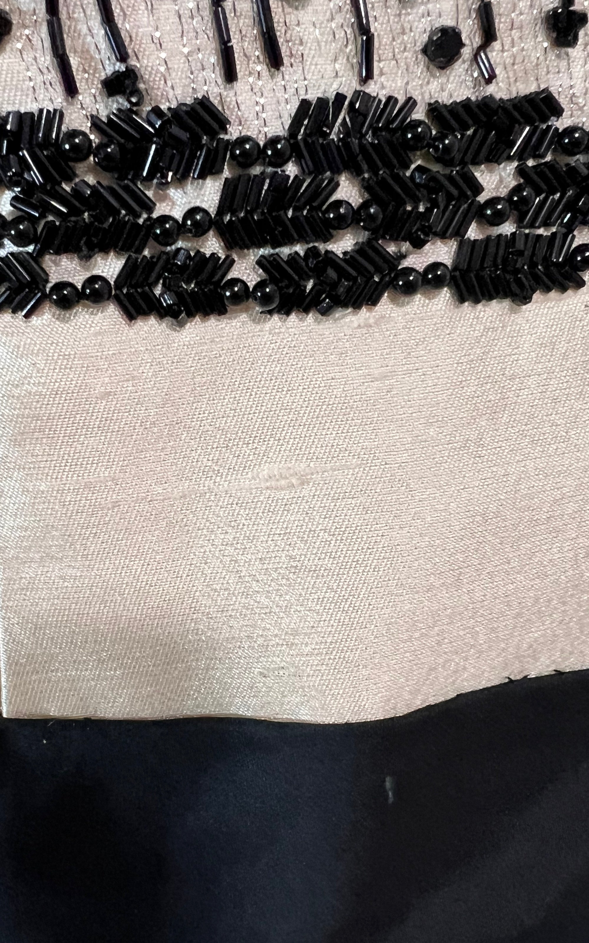 Vintage 60s Raw Silk and Sequins Dress