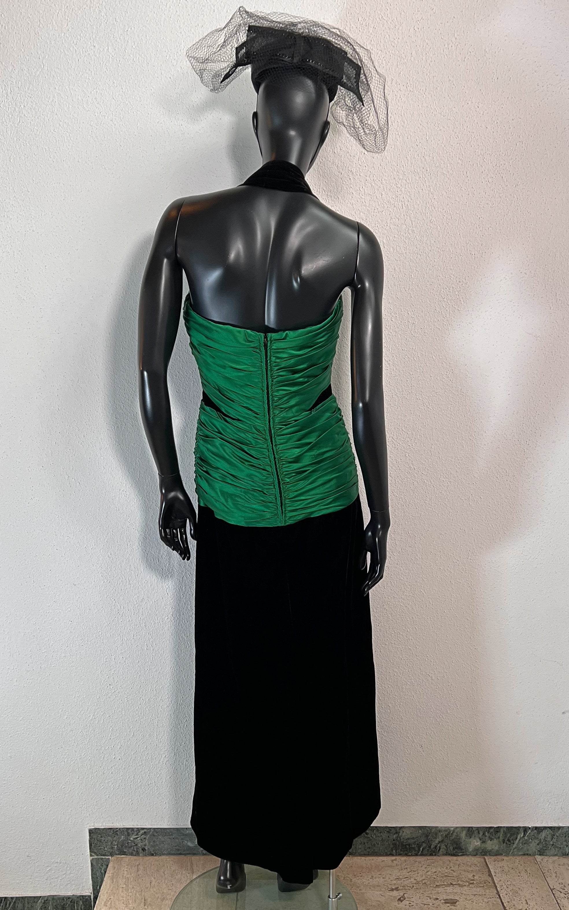 Vintage 80s Oscar de La Renta Evening Dress