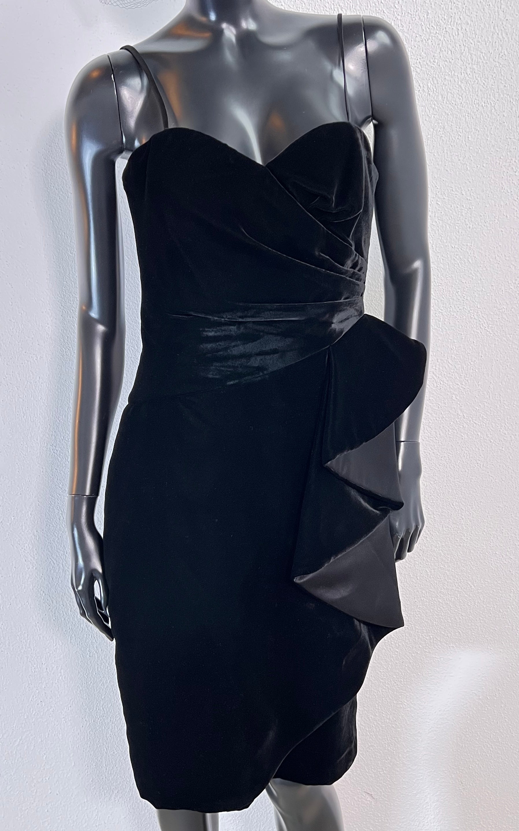 Vintage Armani Collezioni Velvet Dress