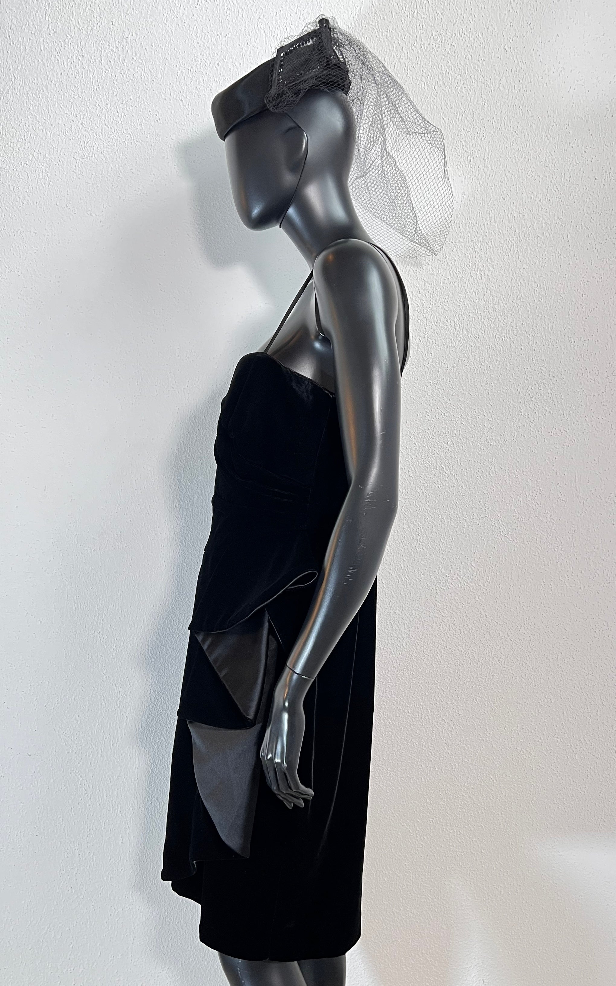 Vintage Armani Collezioni Velvet Dress