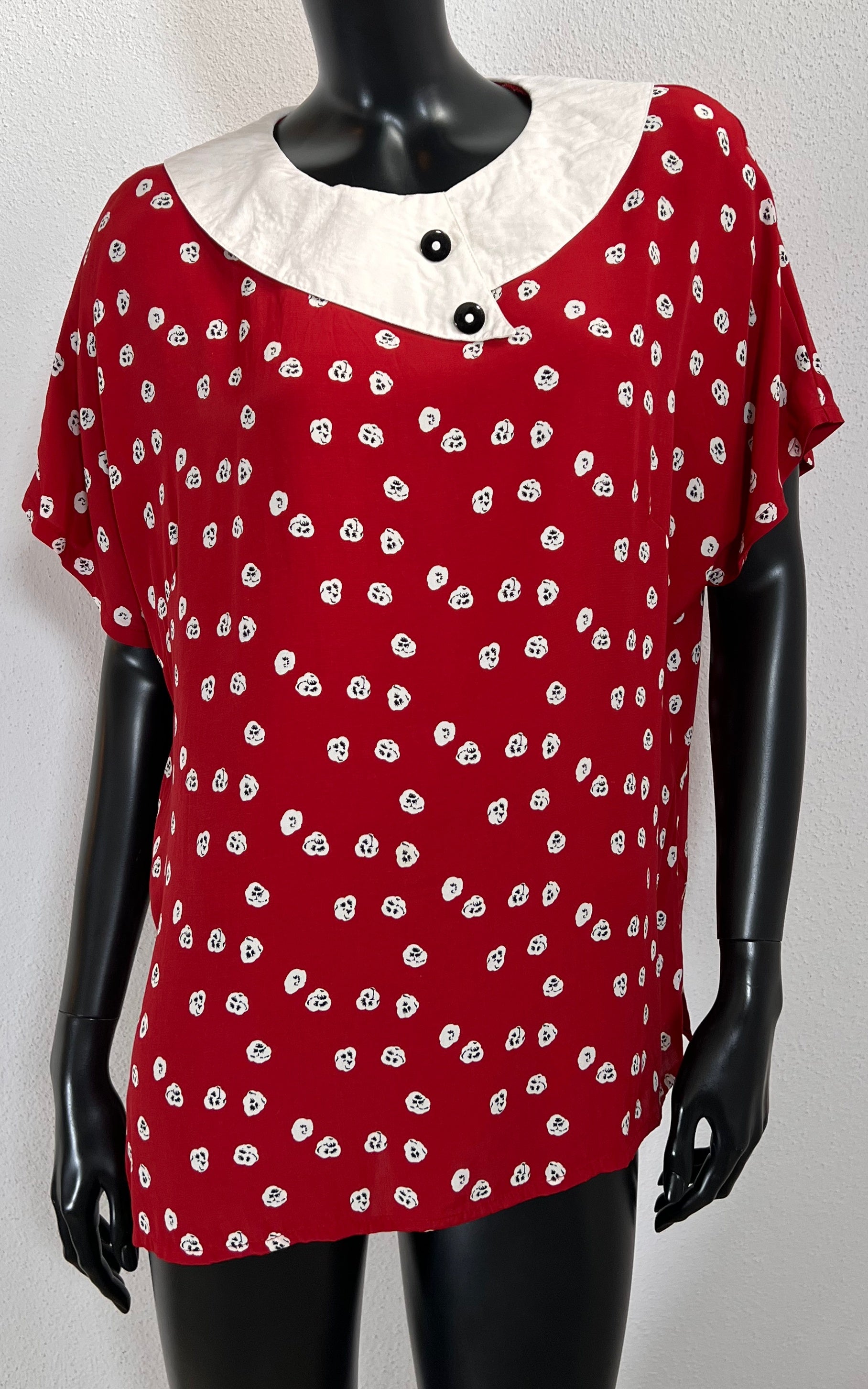 Vintage Pansies Blouse