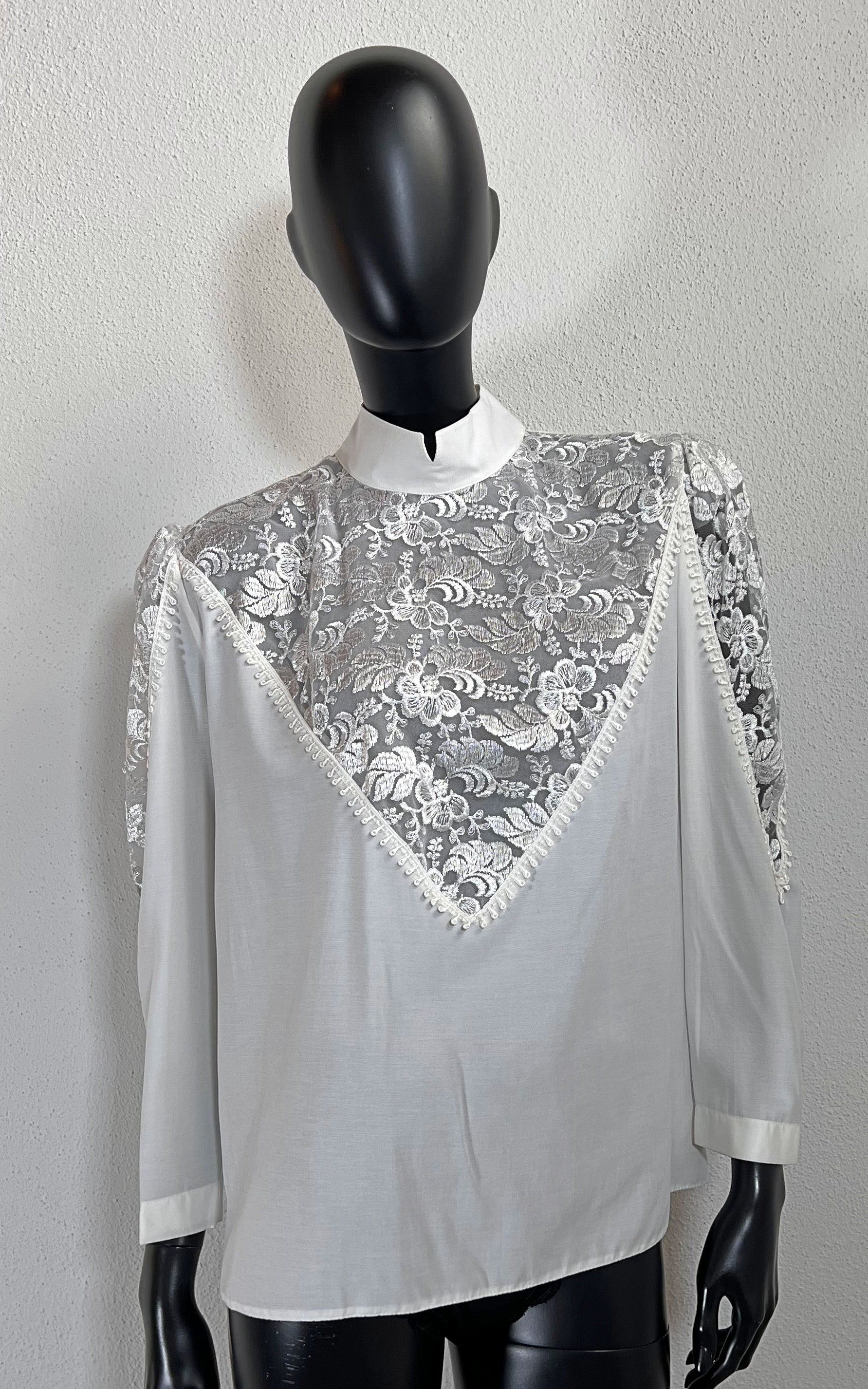 Vintage 80s Lace Blouse