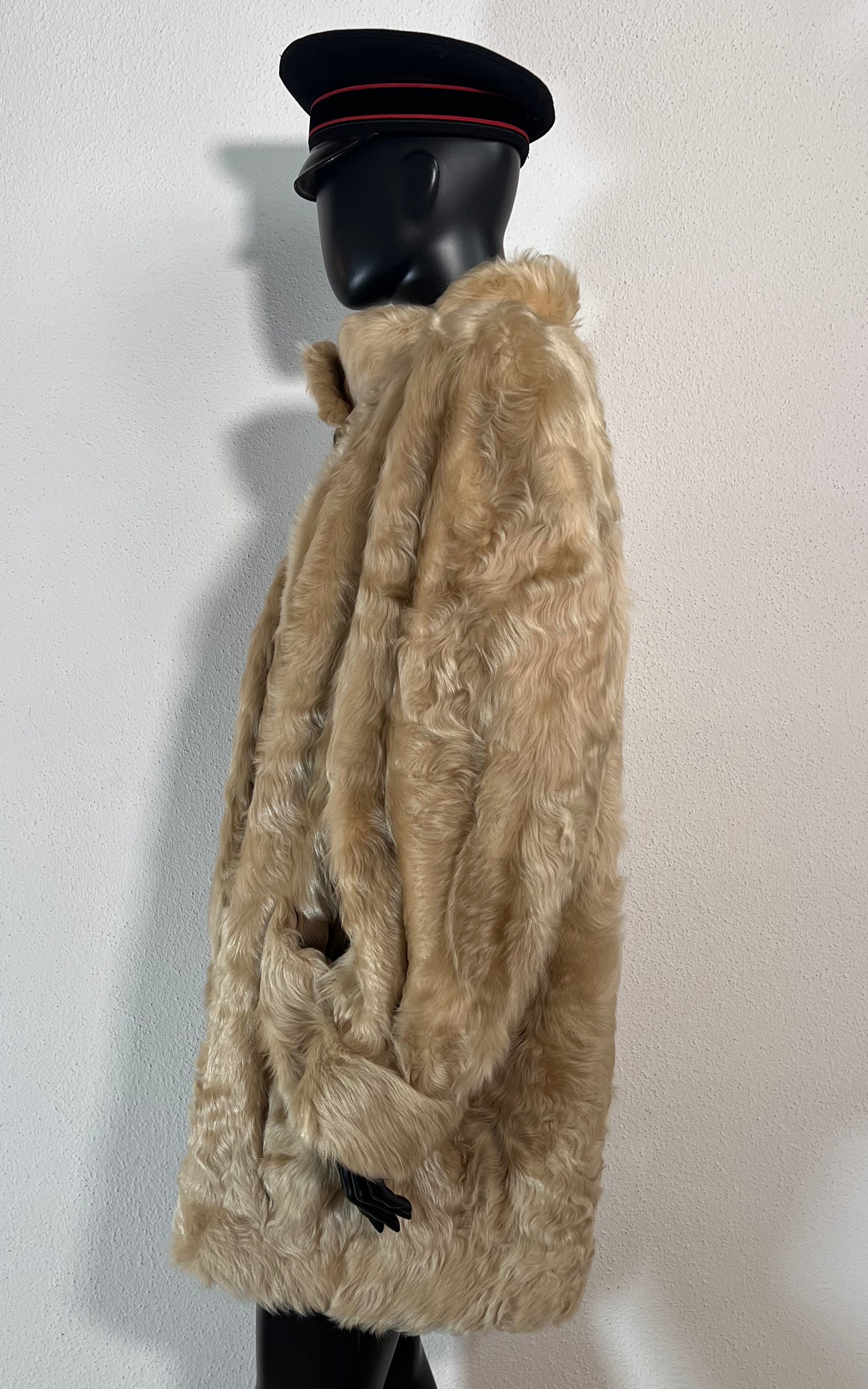 Vintage Curly Lamb Coat