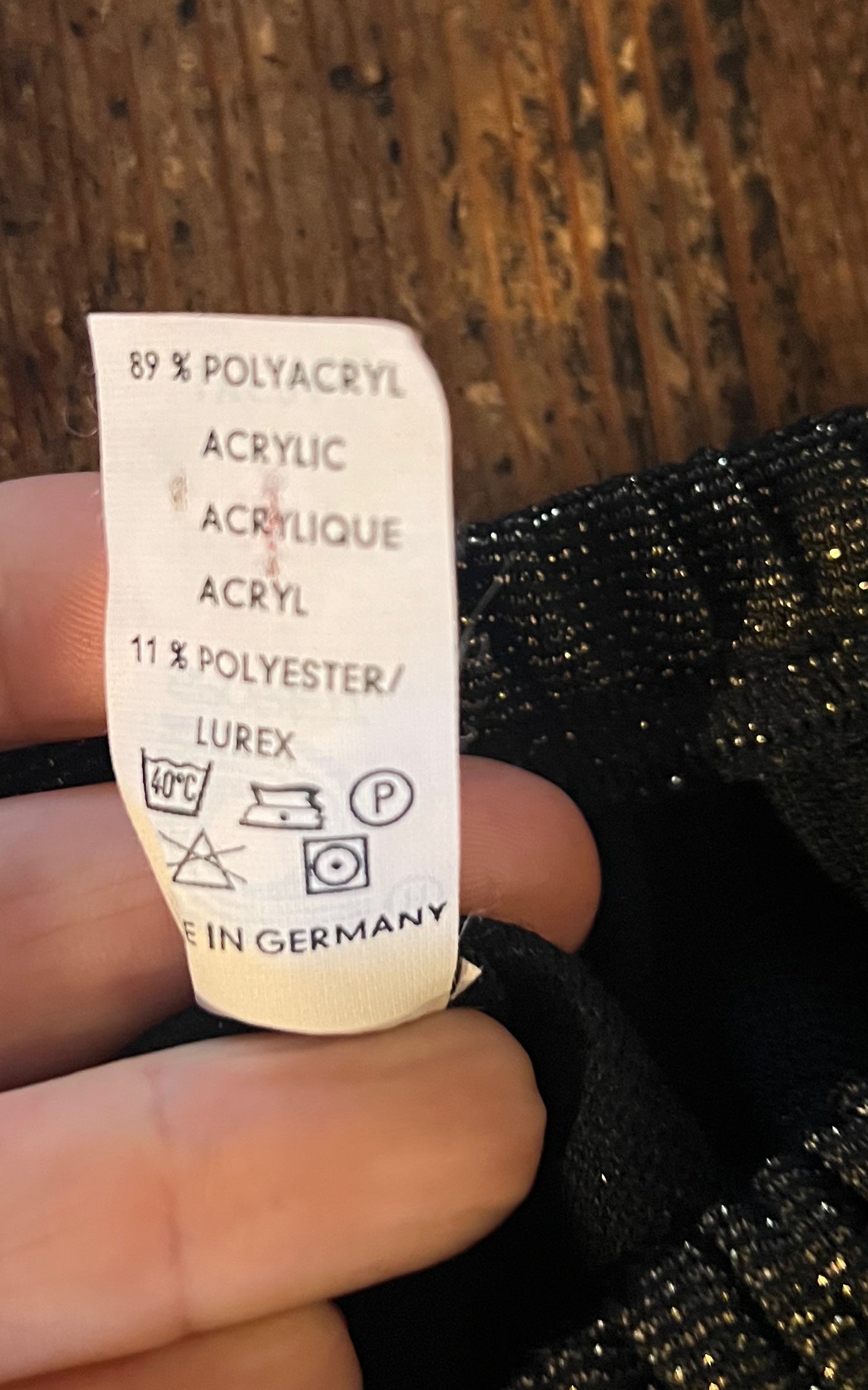 Vintage Gold Lurex Stir Up Pants