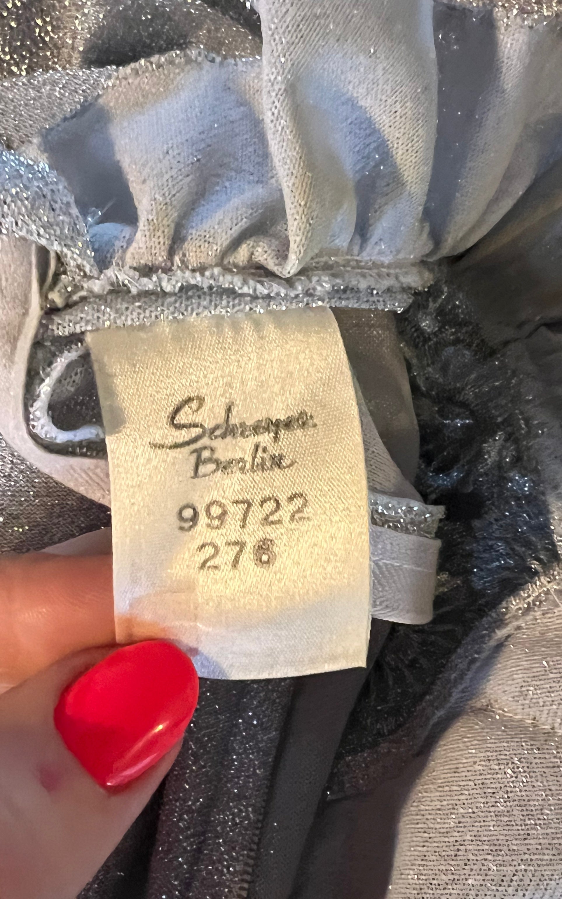 Vintage 70s Silver Lurex Blouse