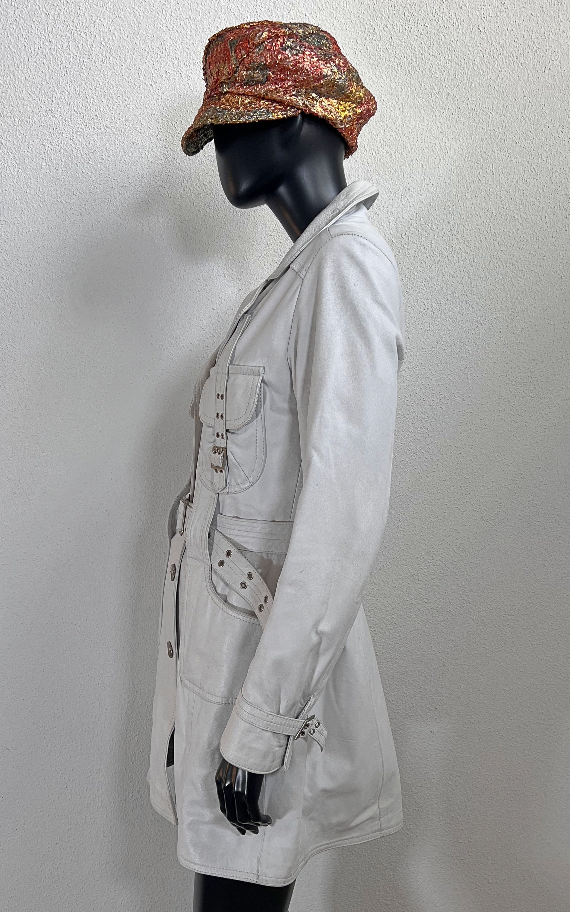 Cappotto in pelle vintage Y2K