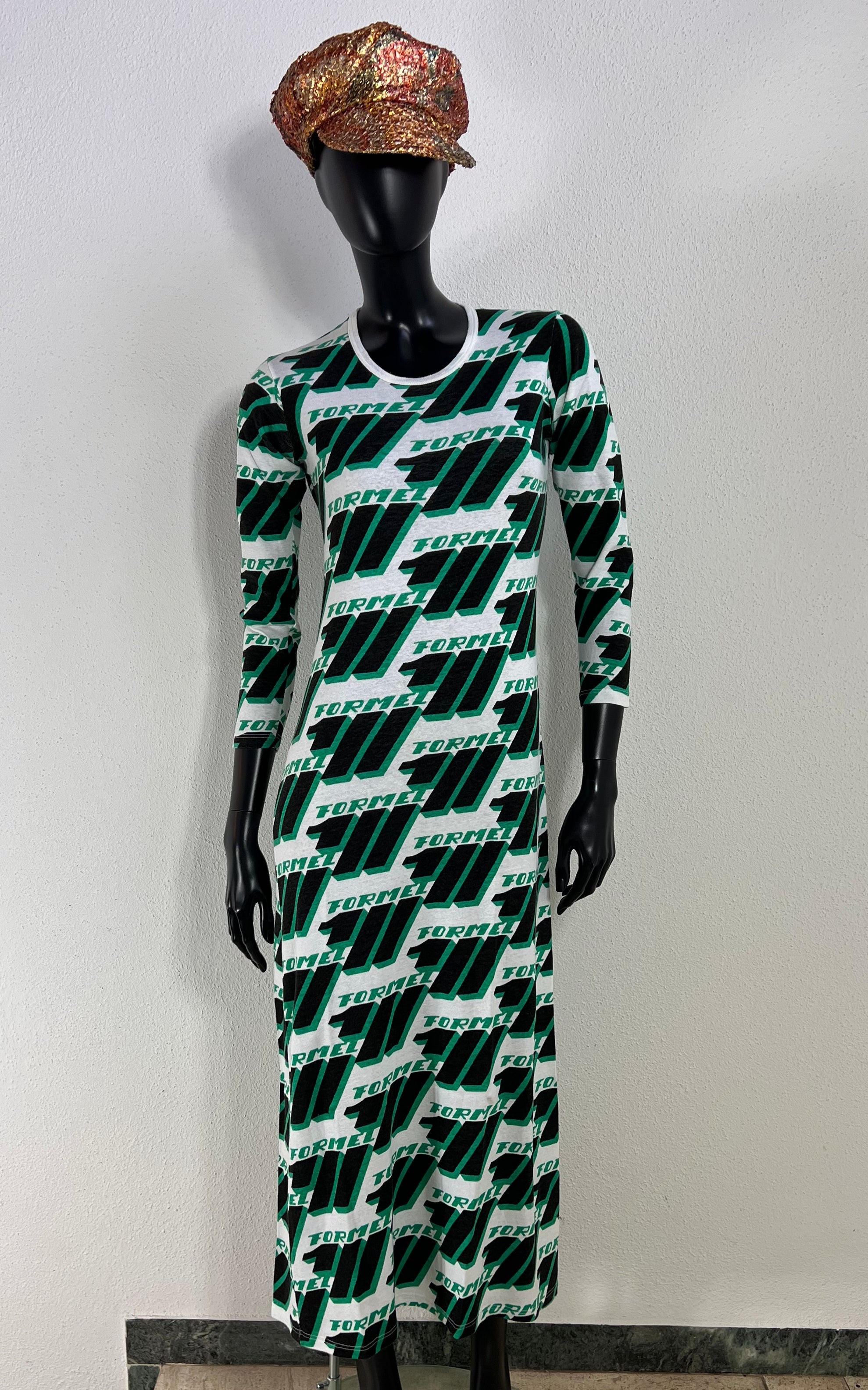 Vintage 70s Formel 1 Dress