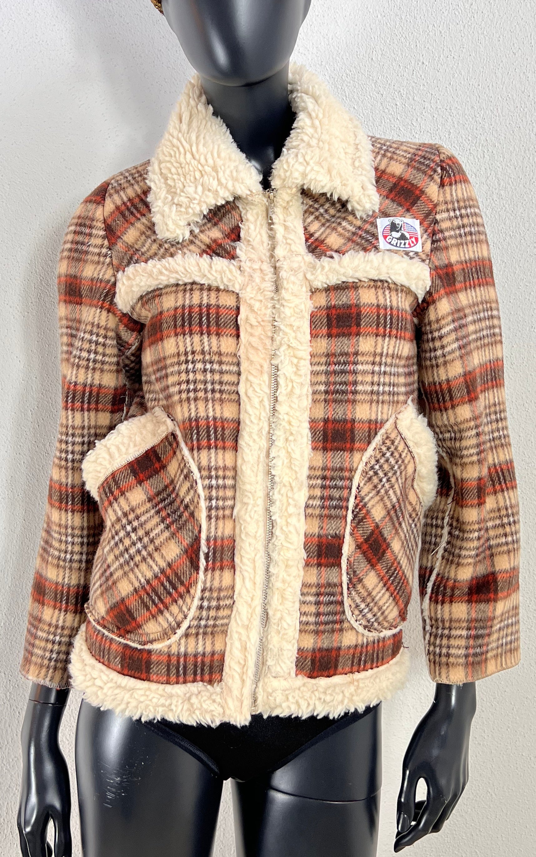 Vintage 70s Grizzly Sherpa Jacket