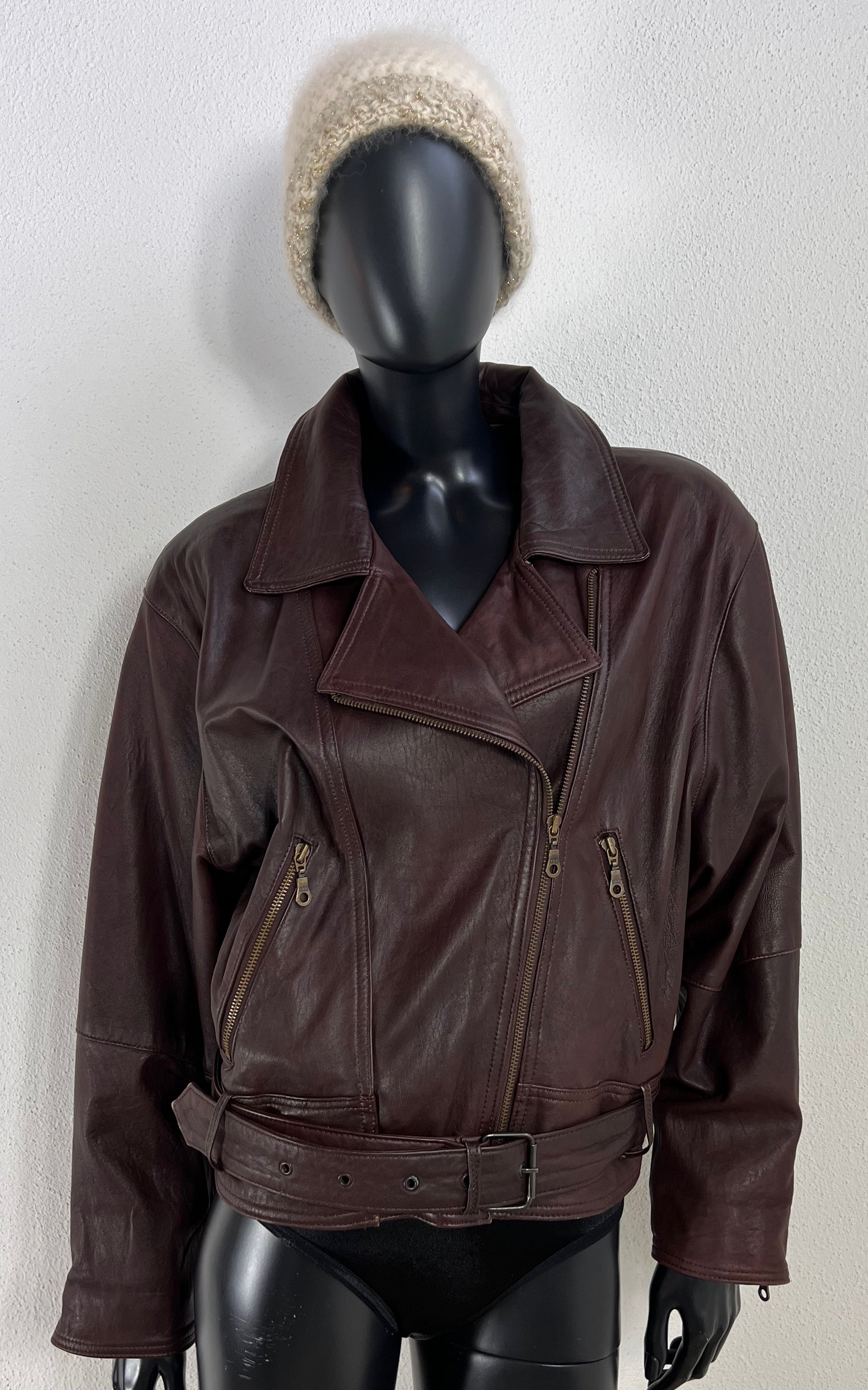 Vintage 90s Brown Leatherjacket