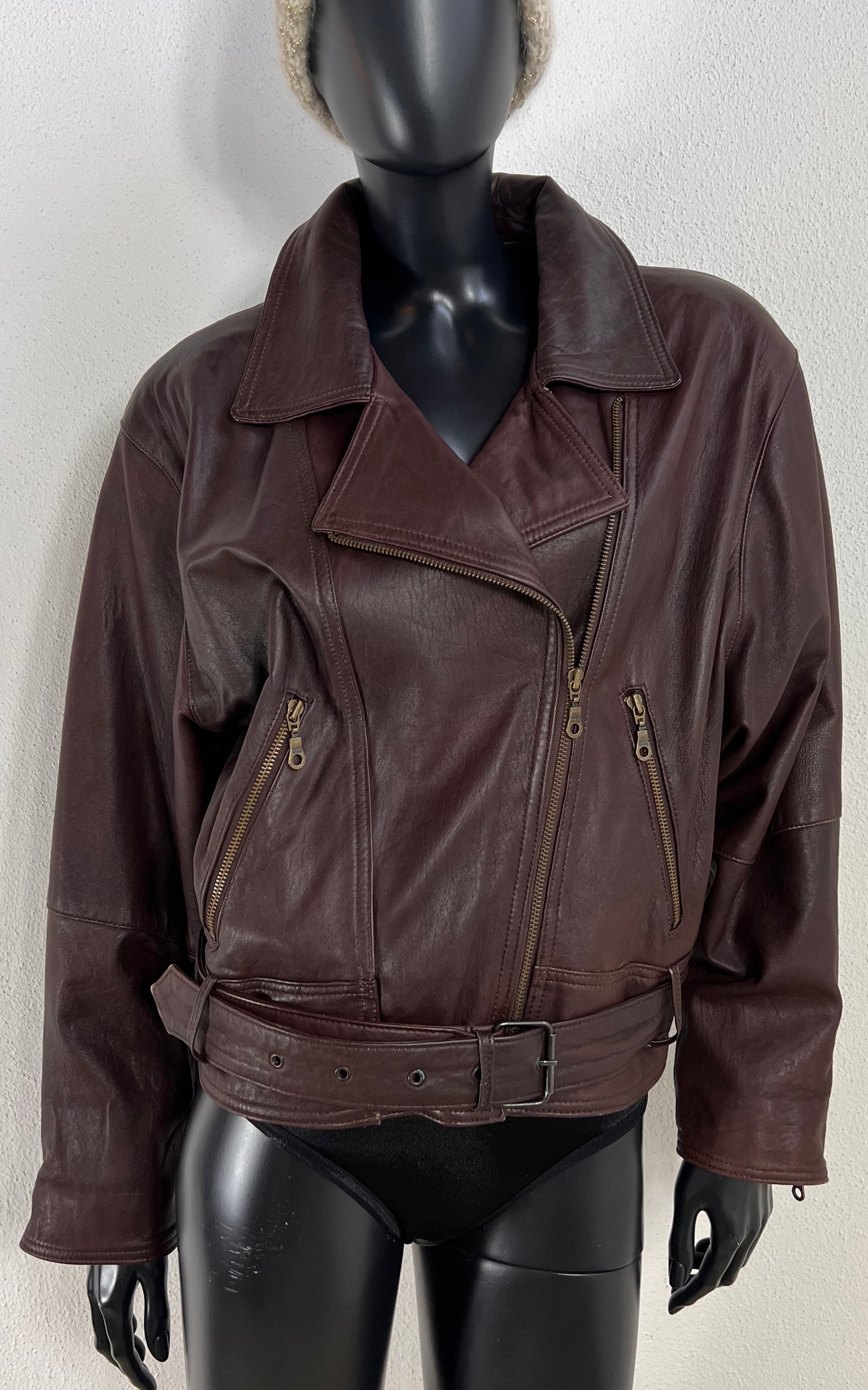 Vintage 90s Brown Leatherjacket
