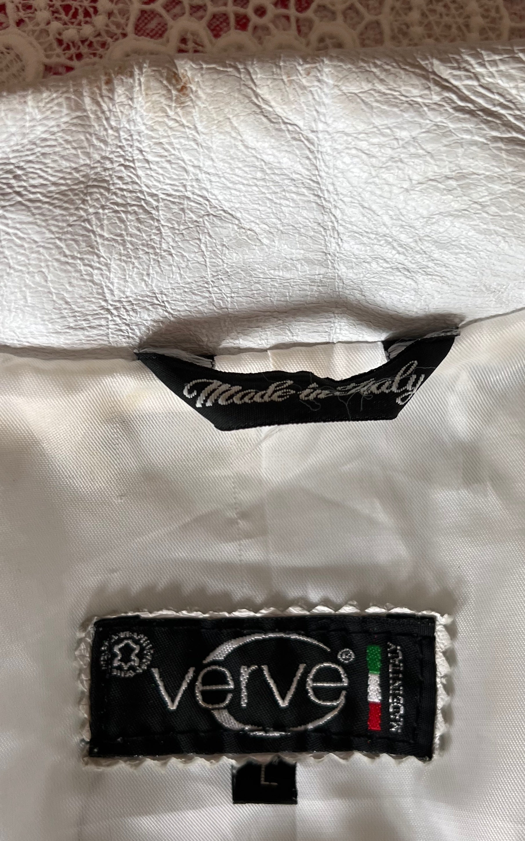 Cappotto in pelle vintage Y2K