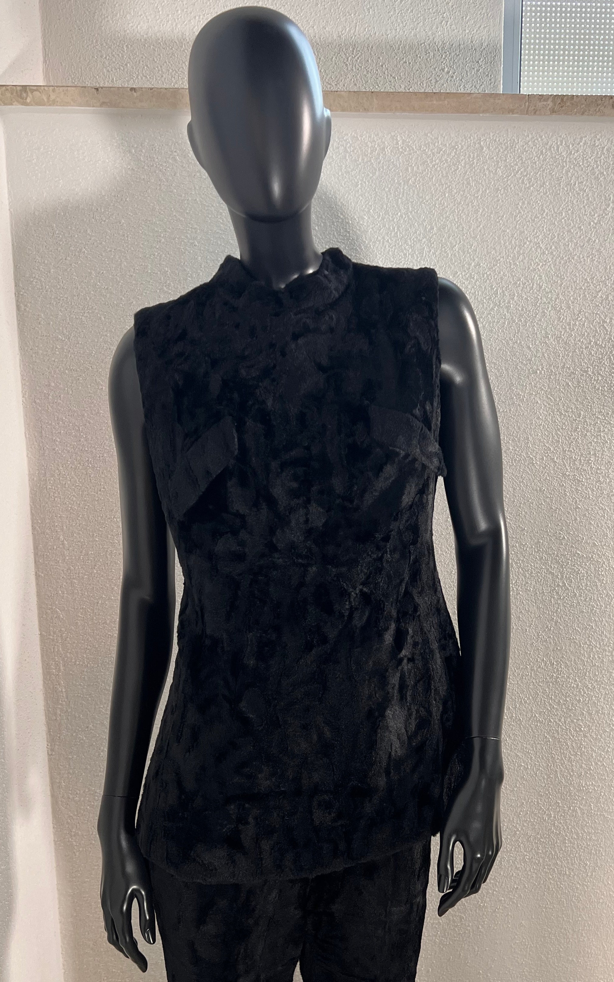 Vintage 60s Chasuble Set Fake Fur