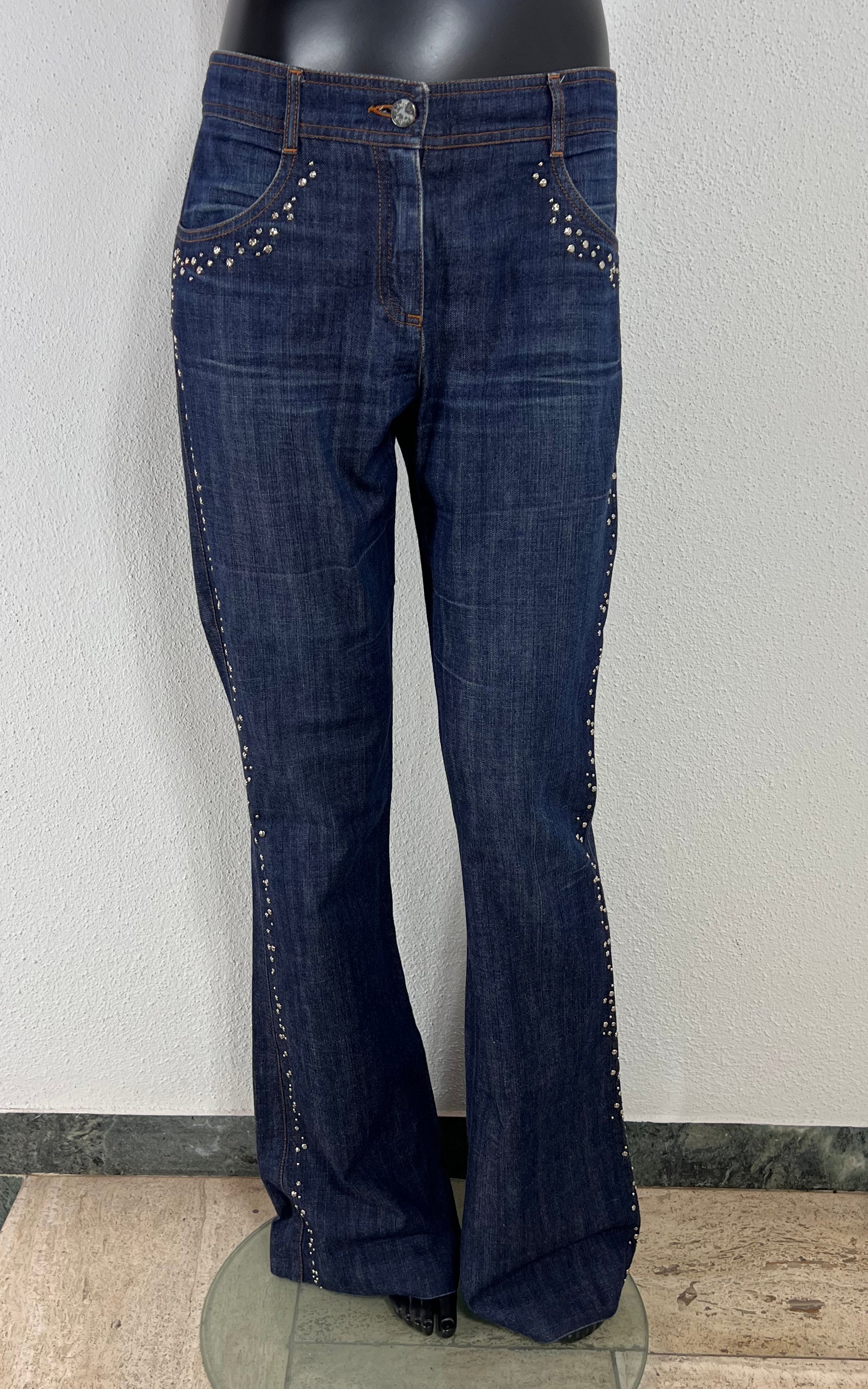 Vintage Chloe Stella McCartney & Phoebe Philo Studded Flares