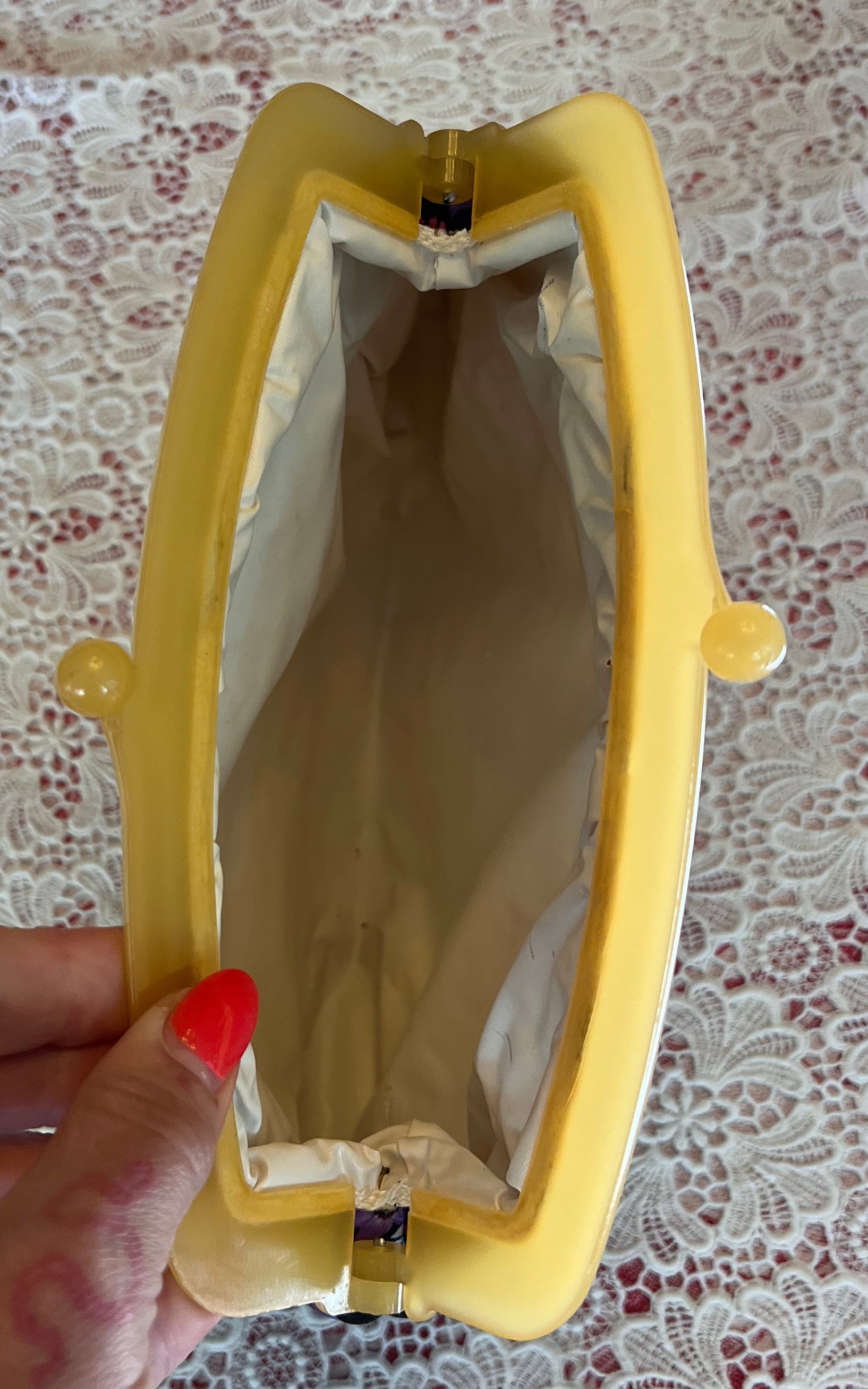 Vintage 70s 2 Piece Cosmetic Bags