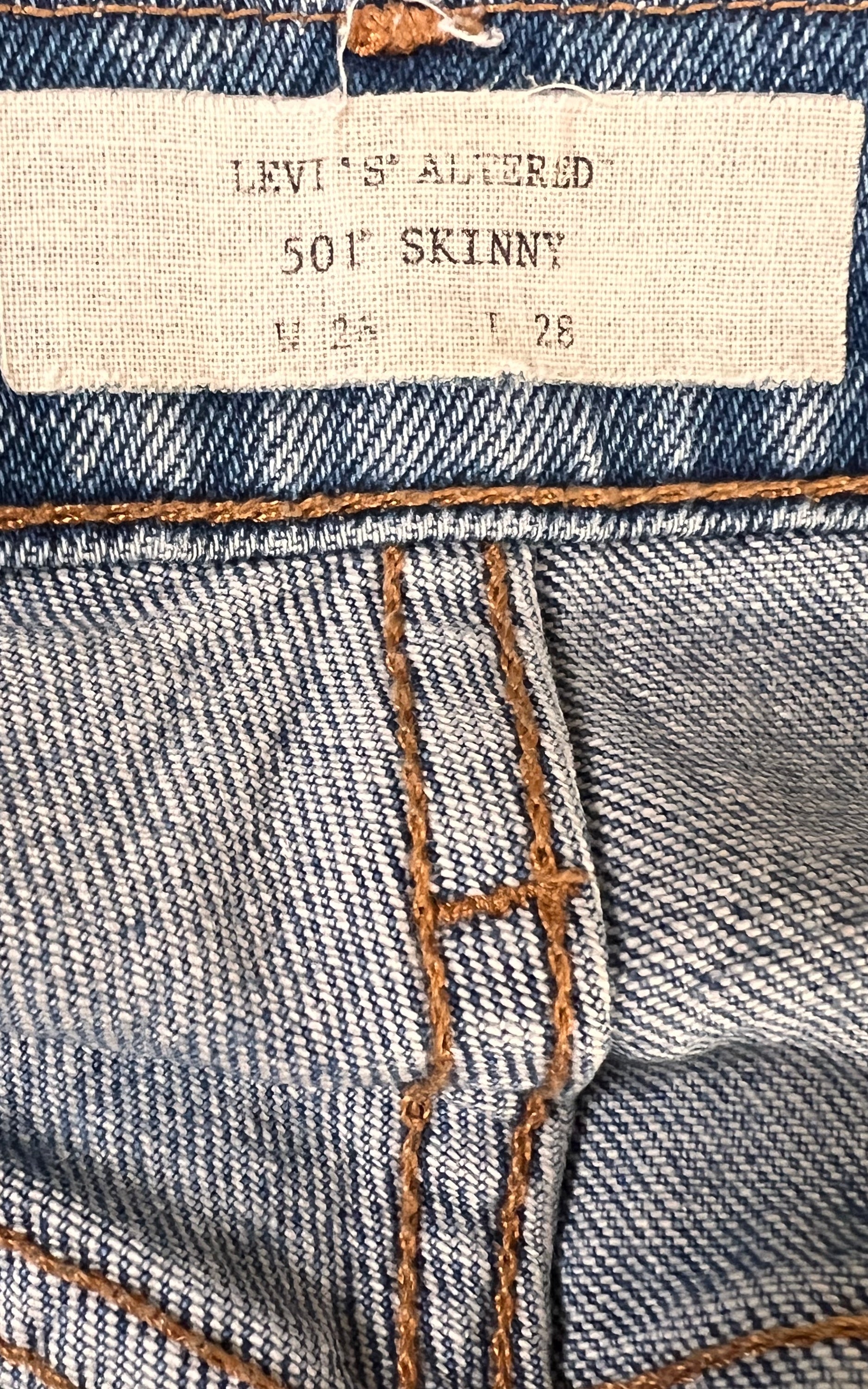Pantaloni skinny Levis vintage