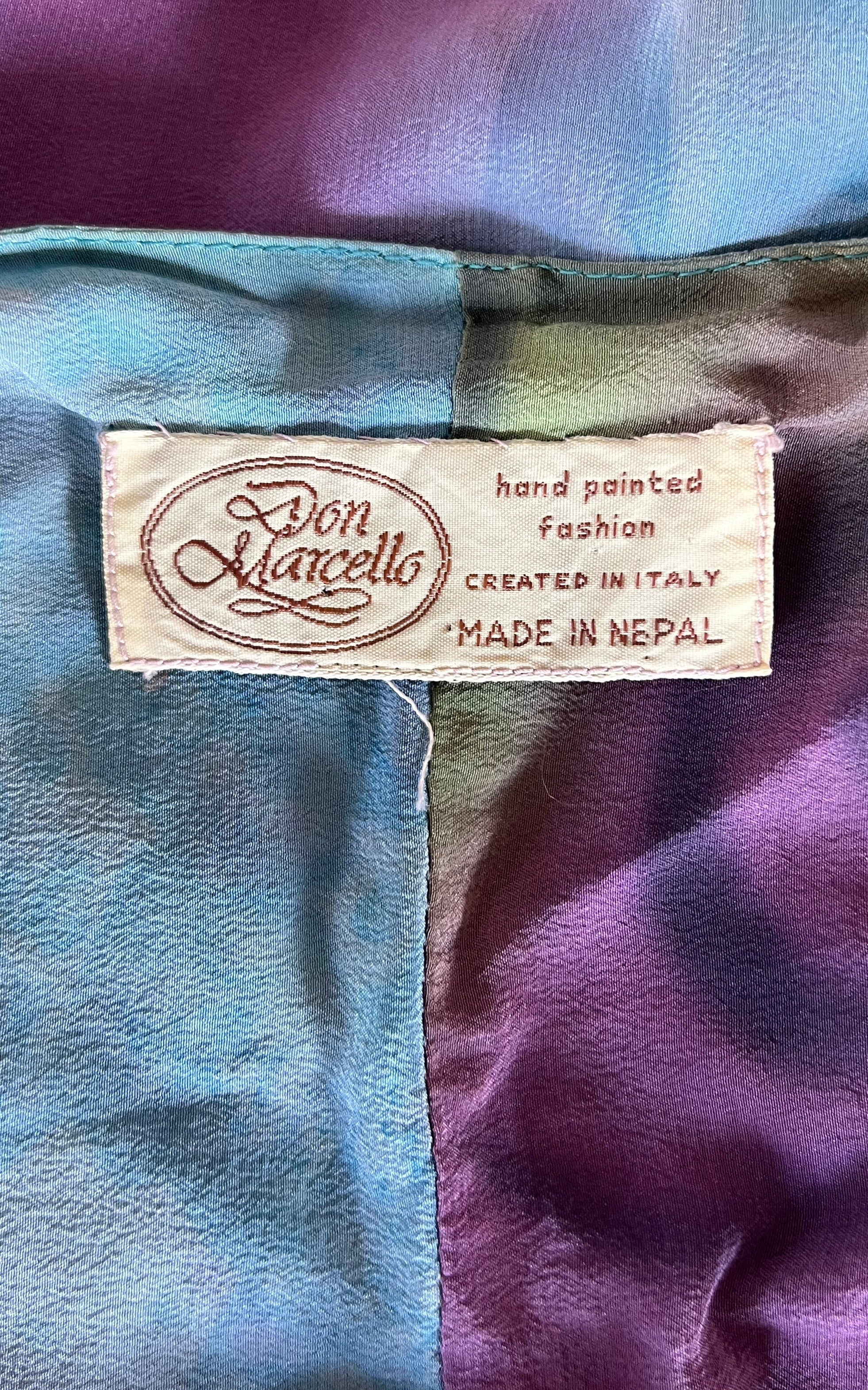 Vintage Tye Dye Silk Jacket