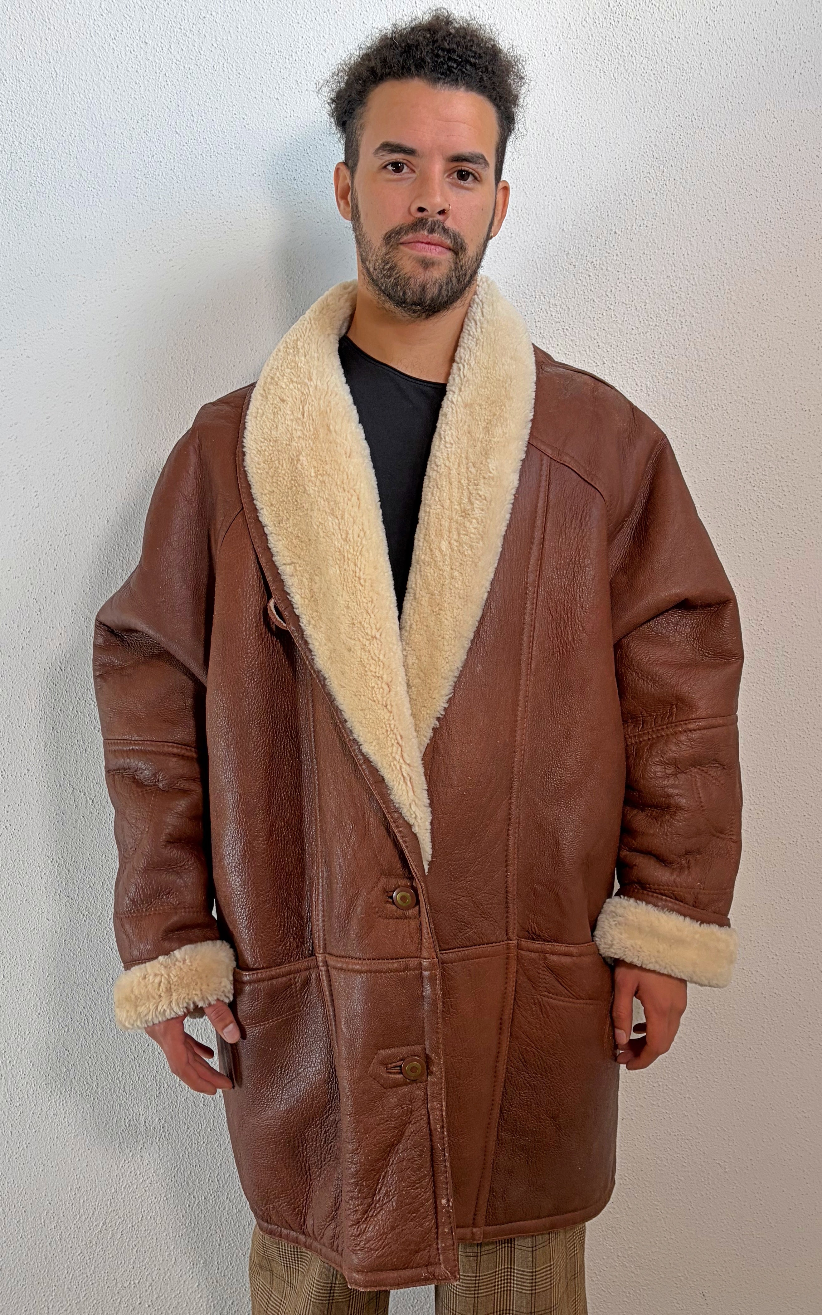 Vintage MENS Shearling Coat