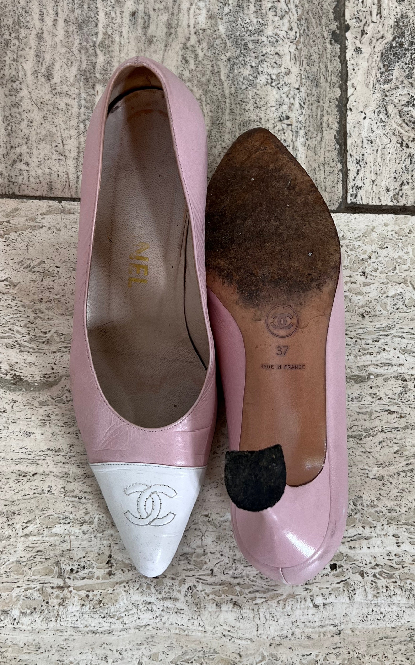 Vintage Chanel Mules 37